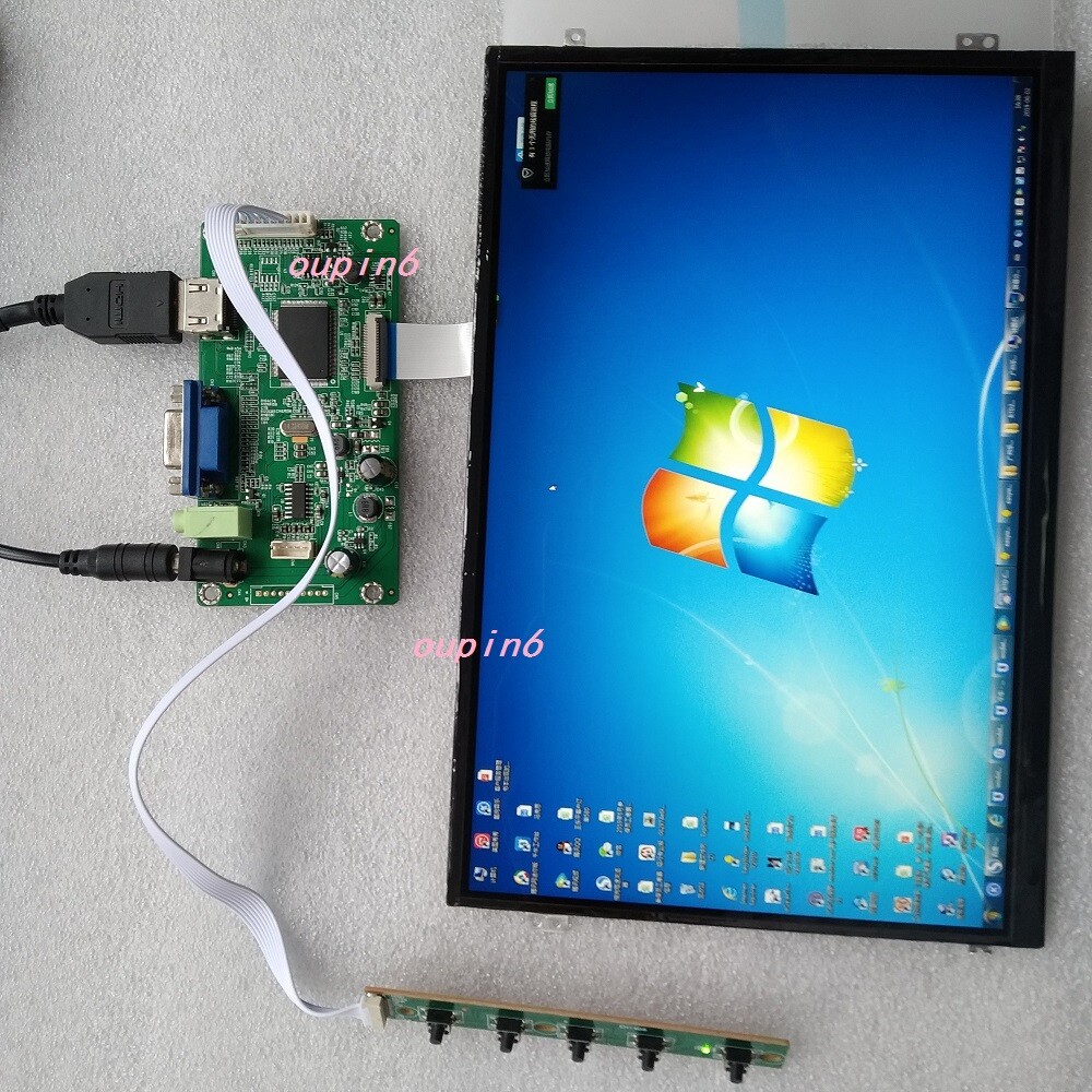 HDMI VGA EDP Controller board Kit with 1920X1200 IPS 10.1″ Screen LCD LED panel