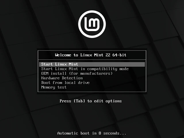 Linux MINT 21.3 USB VIRGINIA Cinnamon 64-Bit Live Boot, full Install for MAC, PC