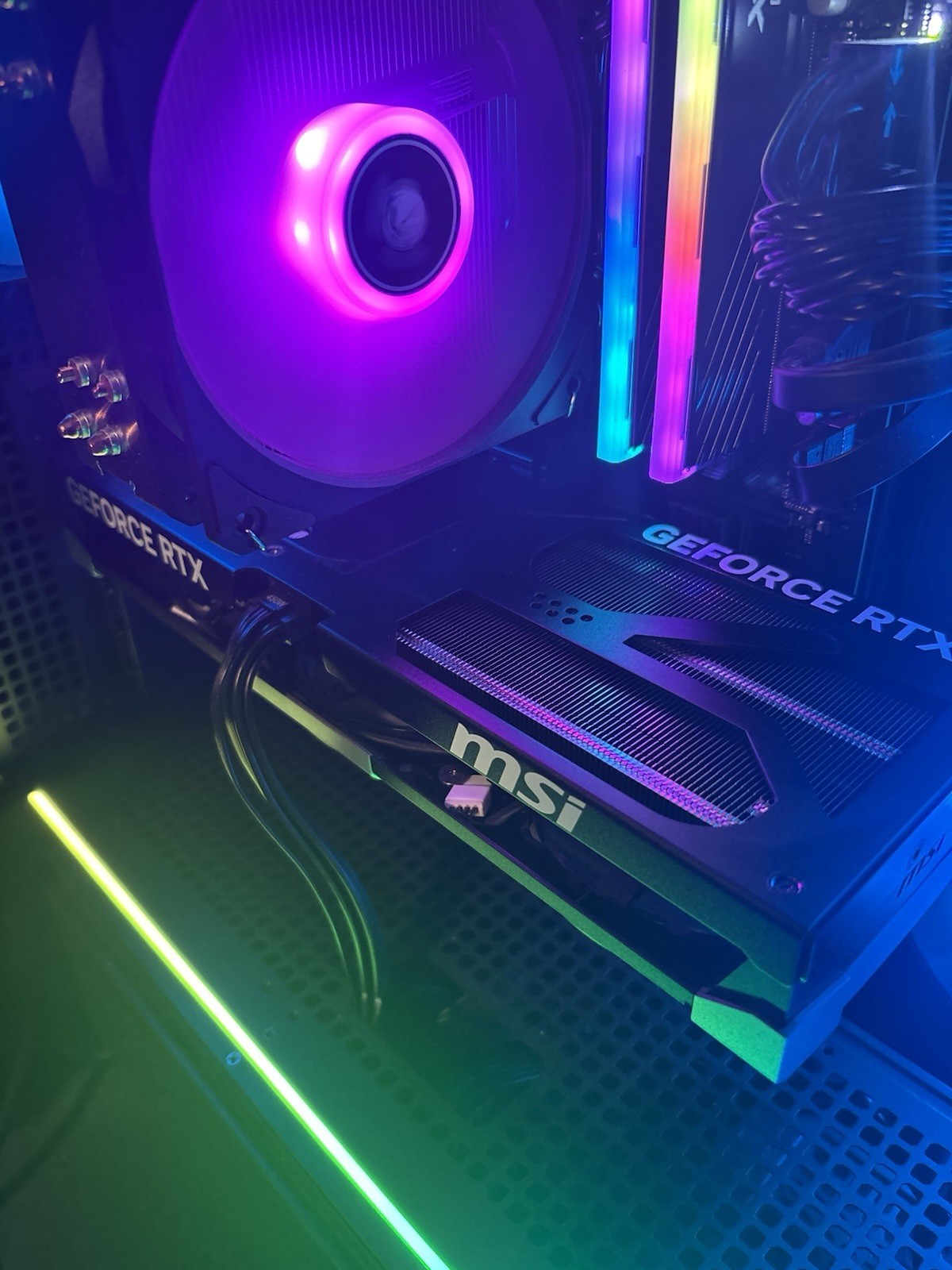 MSI Gaming Tower Desktop RGB Black, Core Ultra 7 265F, 32GB DDR5, RTX 5070