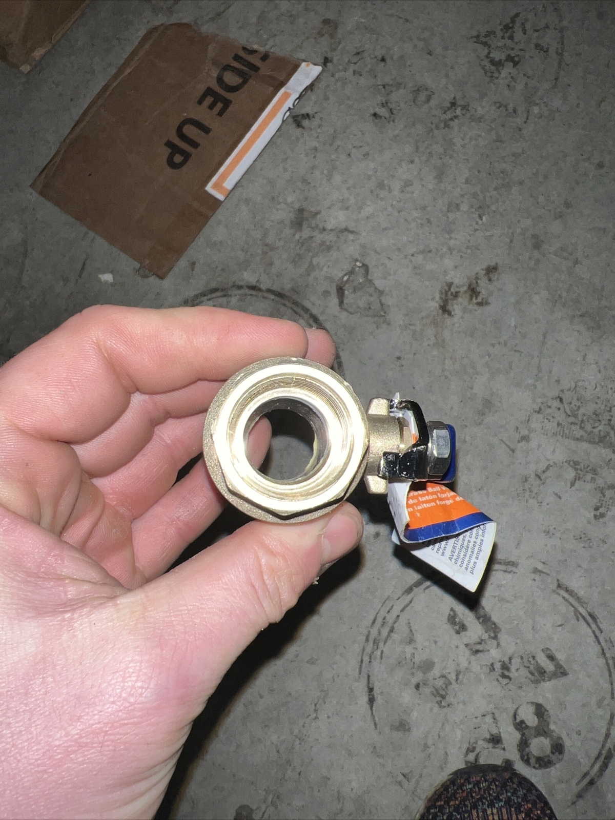 NEW PROFITTER 4205169 3/4″ FORGED BRASS BALL VALVE