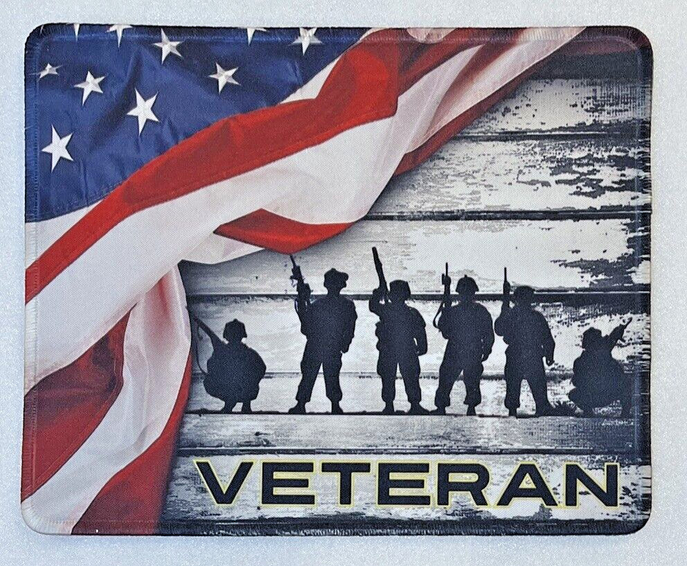 Veteran Mouse Pad 7 Inches X 8.75 Inches