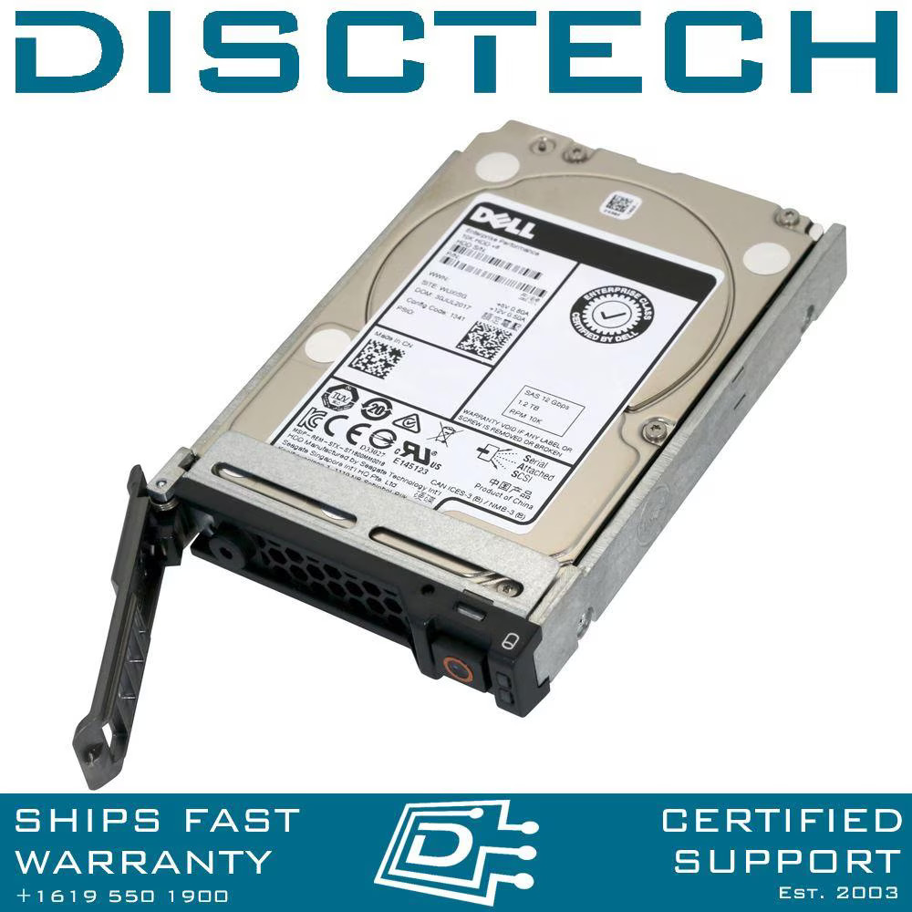 Dell 400-ALVB / WG88W 1TB 2.5” 12Gbps 7.2K RPM Nearline SAS Hard Drive Kit NRX7Y