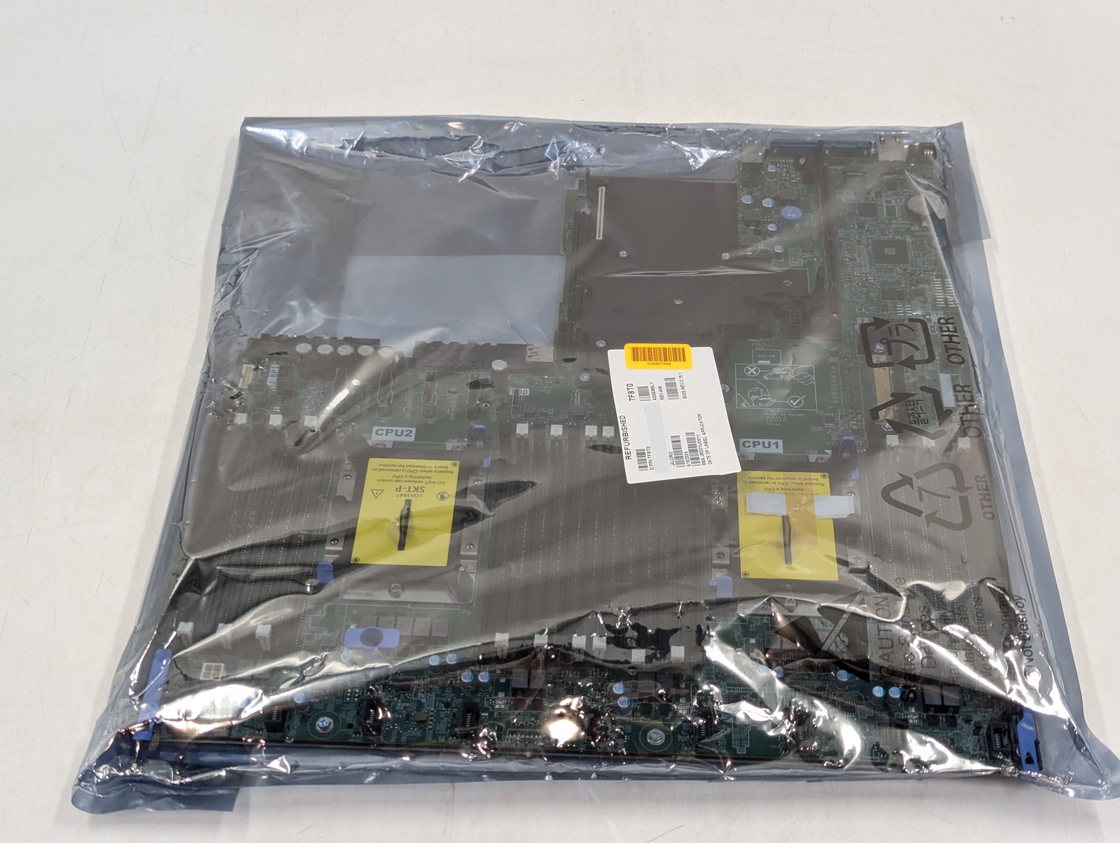 Dell 7F8T0 Server Motherboard for Poweredge R640 w/ LGA 3647 Sockets | RFB OB