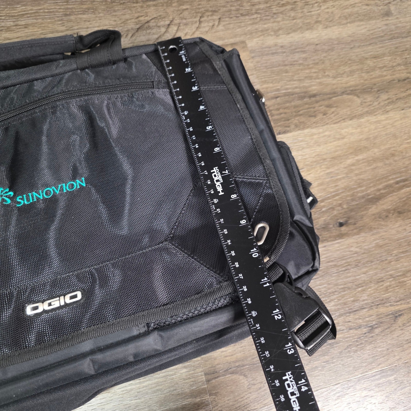 OGIO Unisex OS Laptop Messenger Bag Black Sunovion Corporate Travel Briefcase