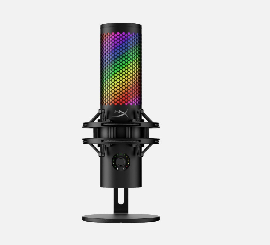 HyperX QuadCast 2 S USB Microphone with RGB Lighting USB-C, Black (9A273A6)