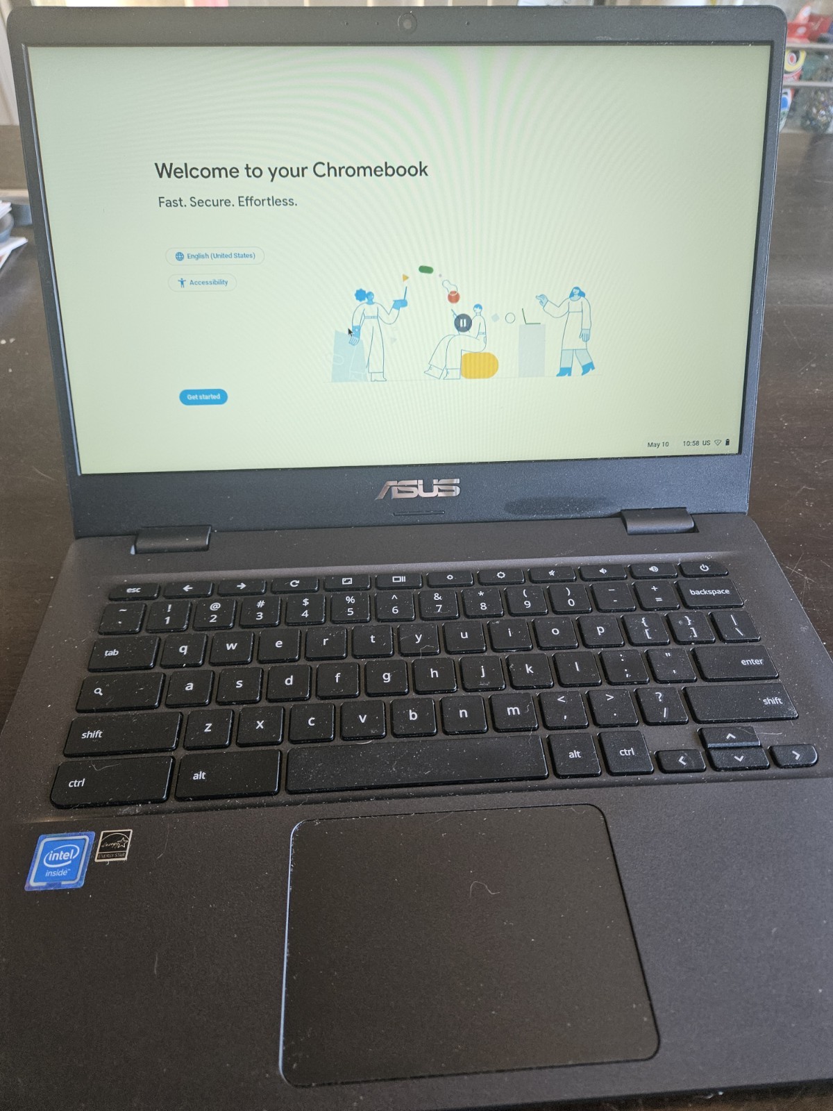 Asus Chromebook C423NA-BCLN5 14″ Intel Celeron N3350 @1.1 GHz 4GB RAM 32GB eMMC