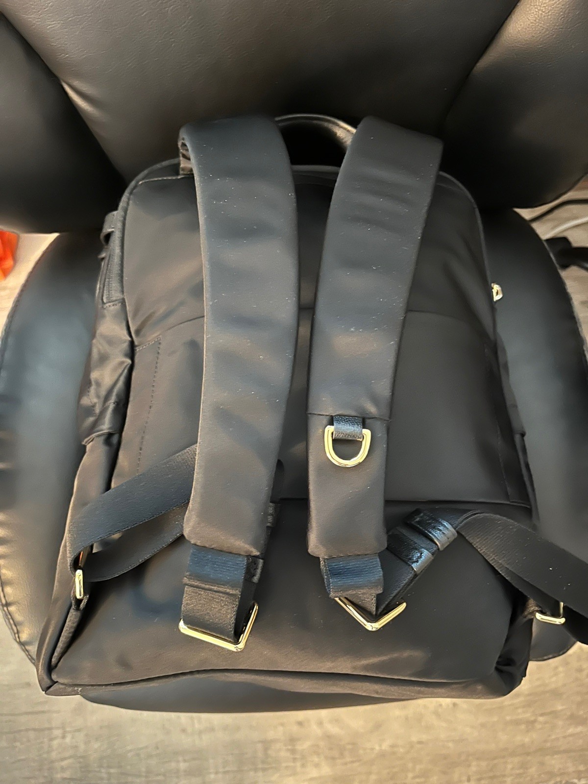 TUMI – Voyageur Halsey Backpack – Travel One Size, Black & Gold Hardware