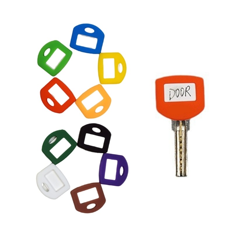 Random Color Key Rings Set Suitable for Quick Key Recognition and Organization