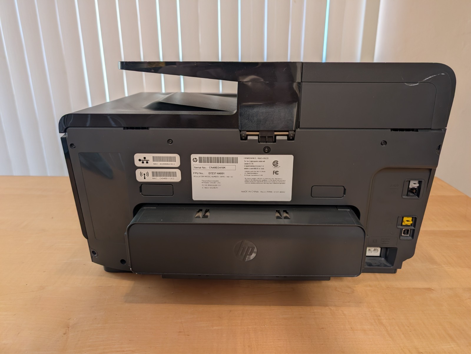 HP Officejet Pro 8625 e-All-in-One Printer, Black – Only ~2,600 Pages Printed!