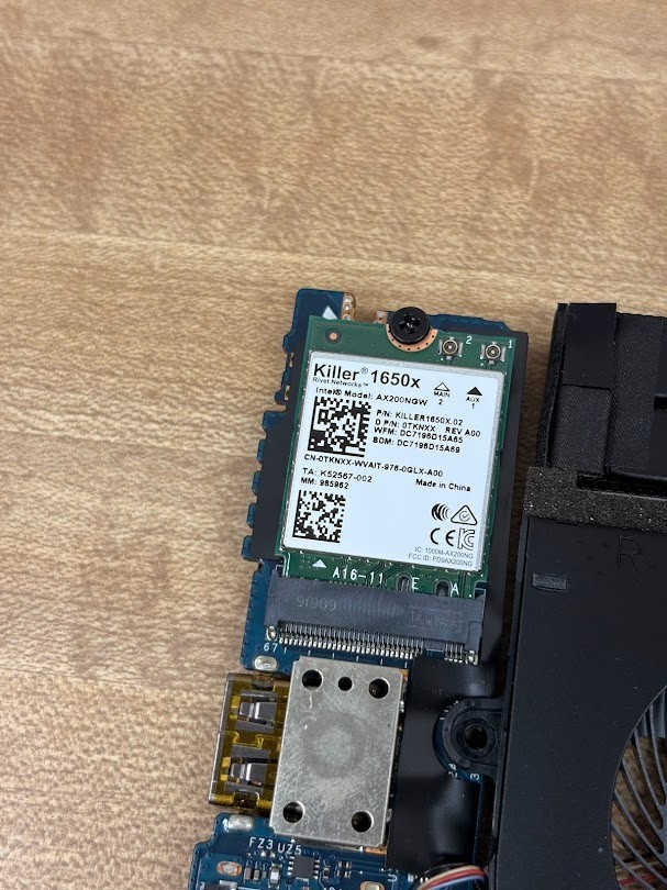 Dell XPS 15 7590 Motherboard i7-9750H GTX 1650 4GB 018W12 18W12 LA-H331P w/ Fans