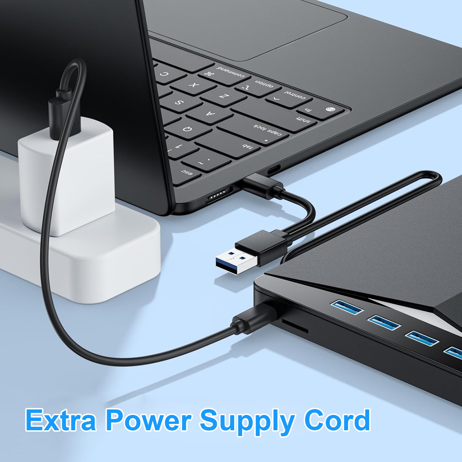 Slim External CD DVD RW Drive USB 3.0 Writer Burner Player Black For Laptop PCS
