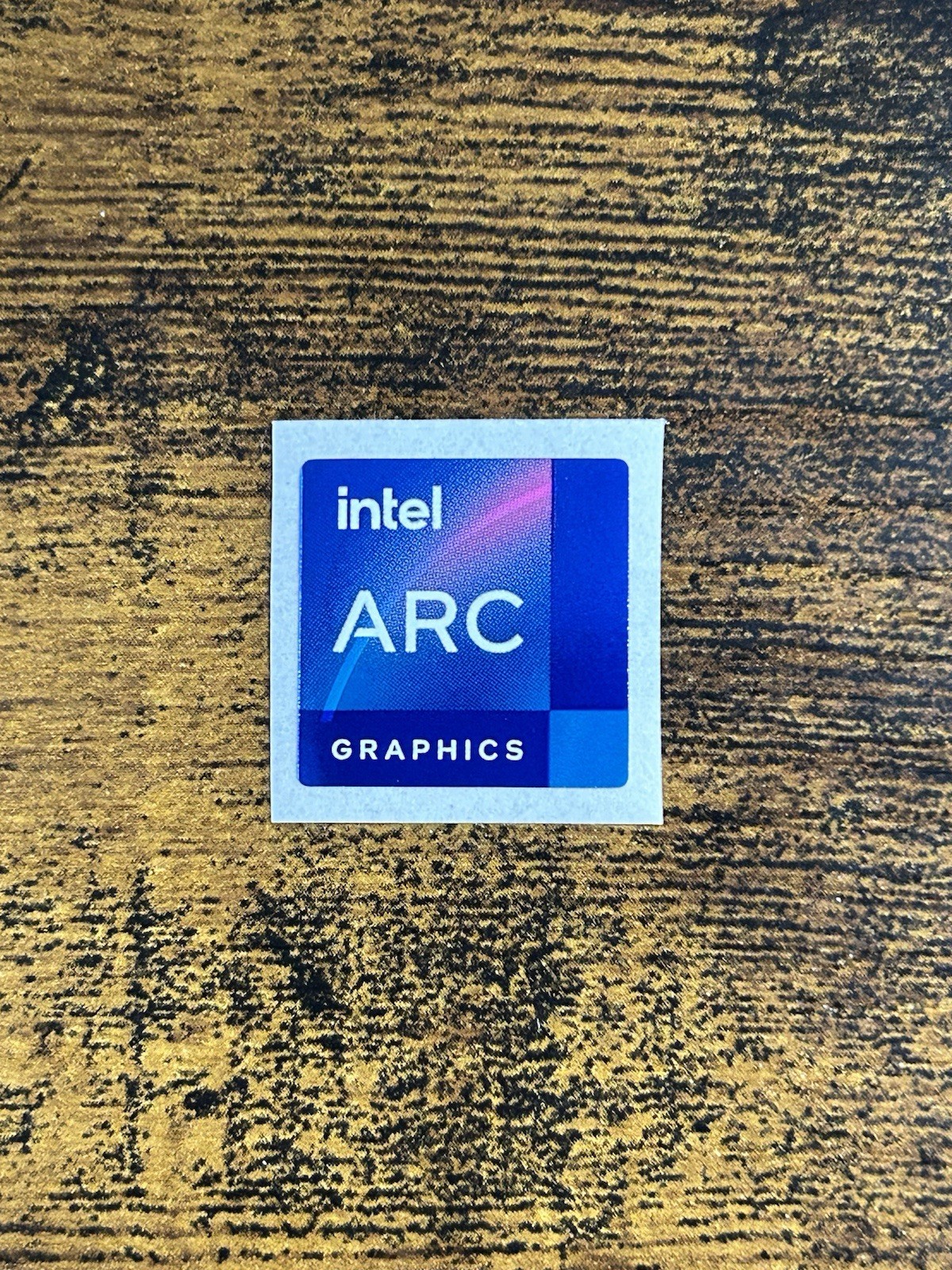 1x OEM Intel ARC Graphics Desktop / Laptop sticker label (NEW) 18mm x 18mm
