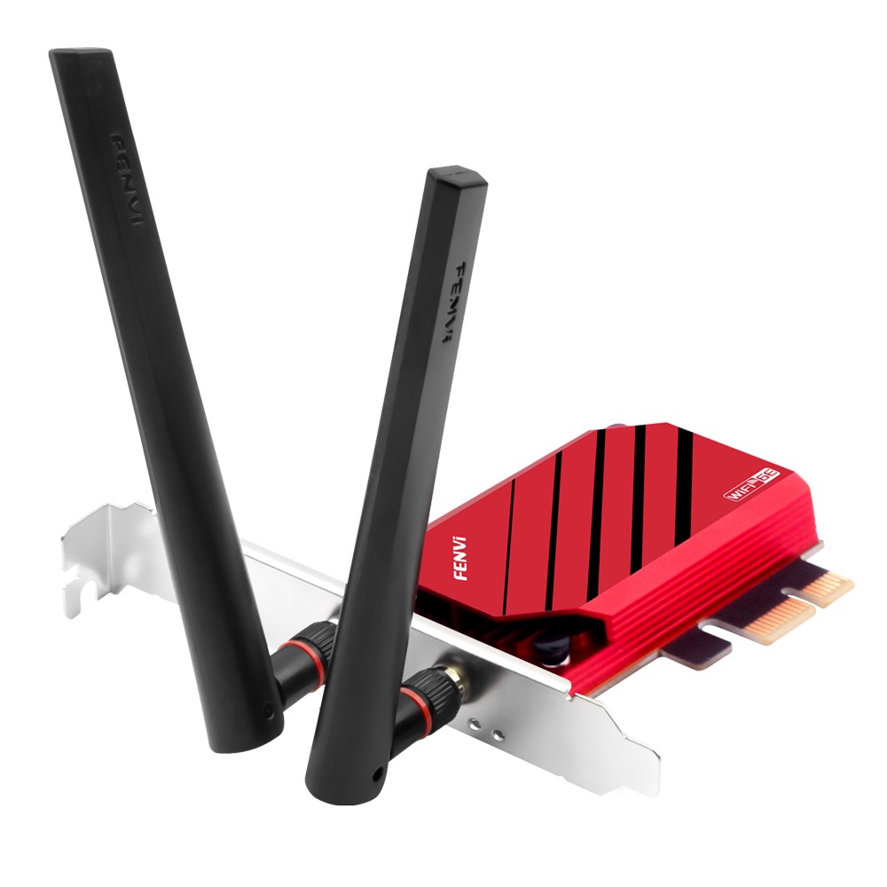 Tri-Band PCI-E WiFi 6E Card 5400Mbps BT 5.3 RTL8852CE Chip Adapter for Gaming PC