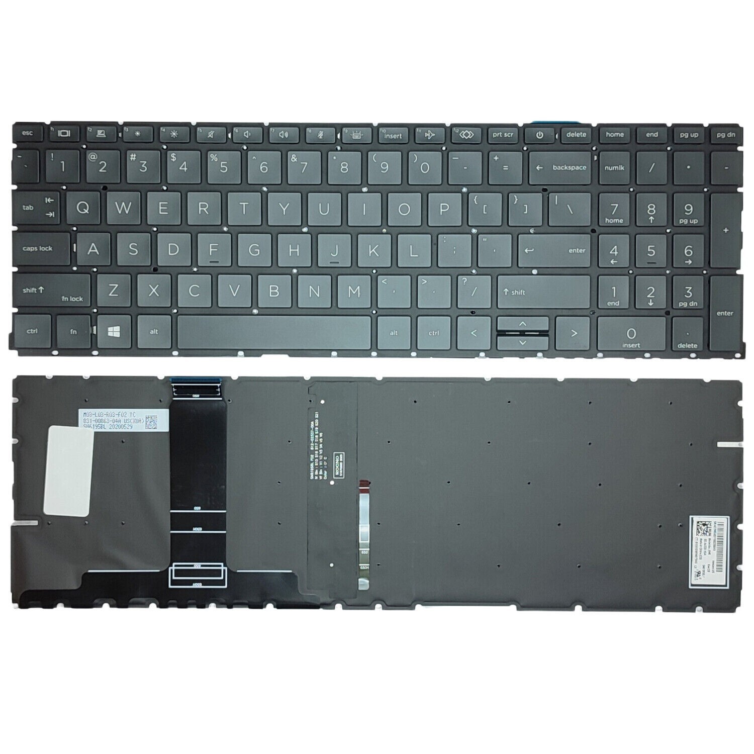 NEW HP ProBook 450 G8 455 G8 450R G8 455R G8 Backlit Keyboard without Palmrest