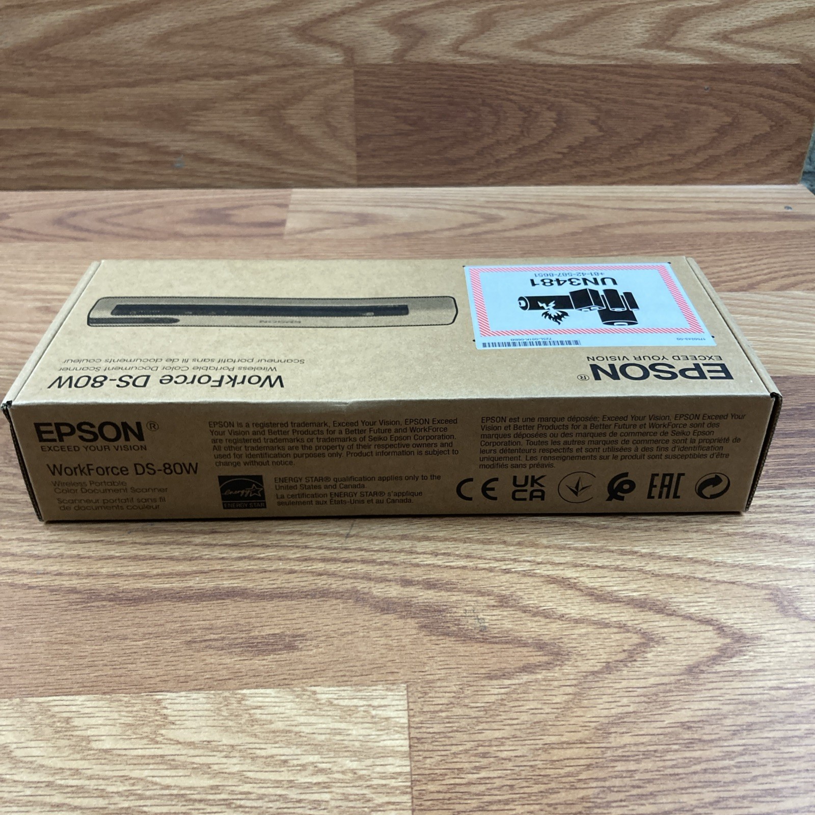 Epson Workforce DS-80W Wireless Portable Color Document Scanner – FAST SHIP