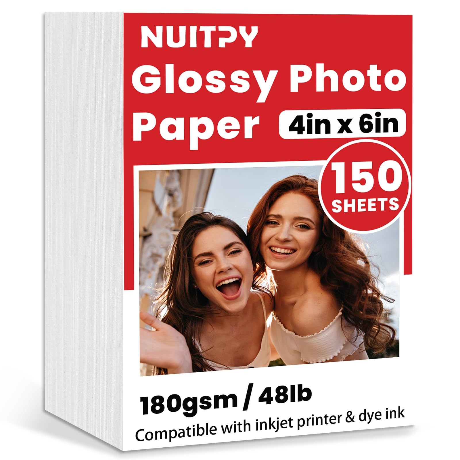 Glossy Photo Paper 4×6 Inch Inkjet Printer Picture Paper 180gsm 150 PCS
