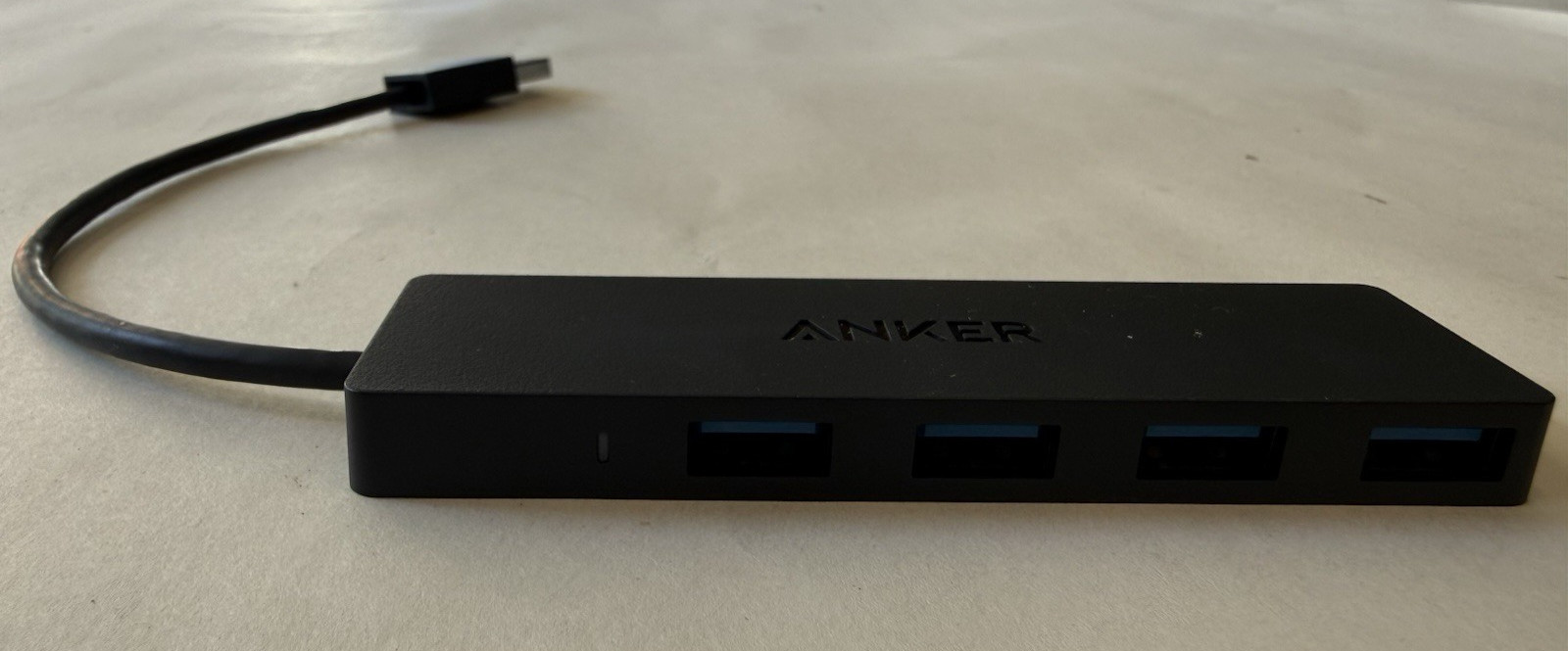 Lot of 4 Anker 4-Port Ultra-Slim Data USB 3.0 Hubs – Model: A7516
