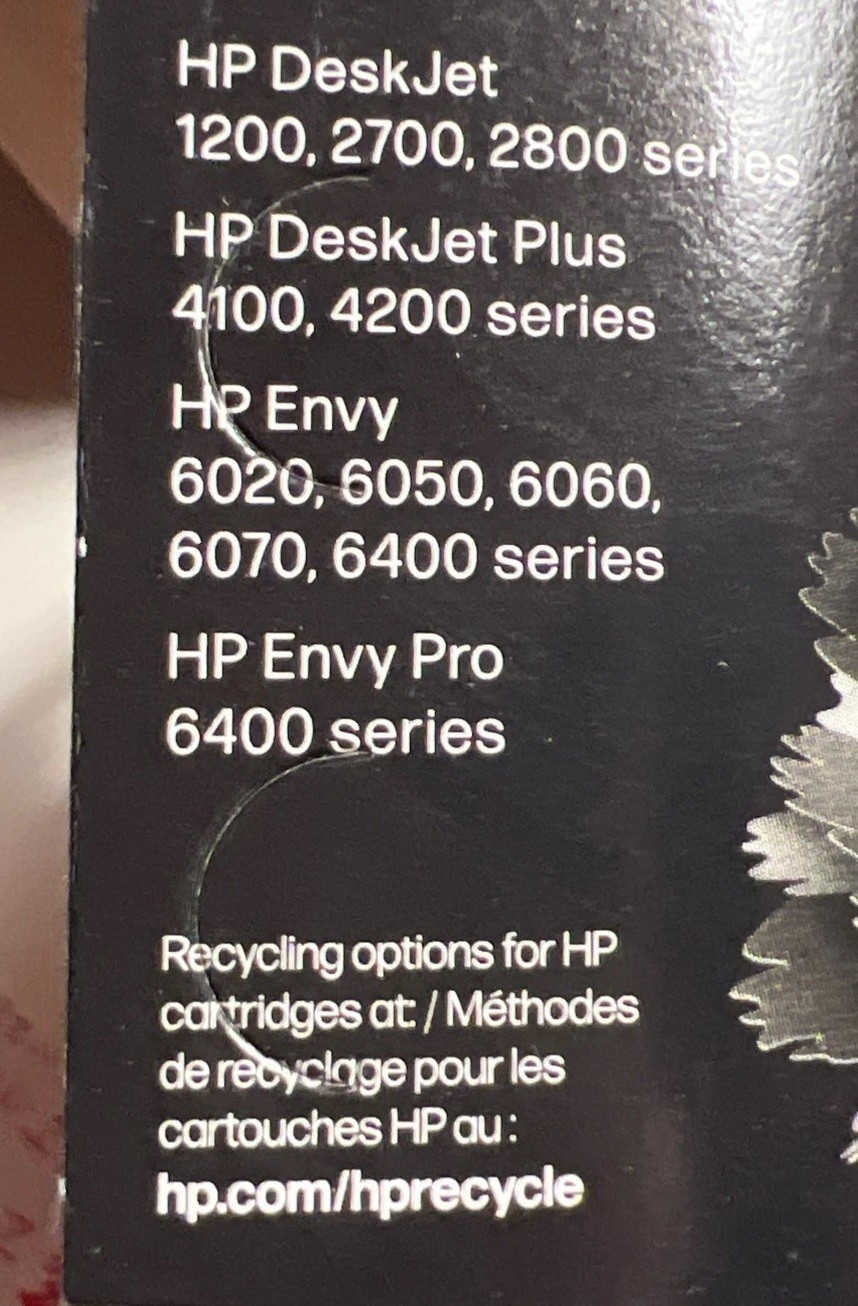 Genuine HP 67XL Black & HP 67XL Color Ink Cartridges Exp 2027