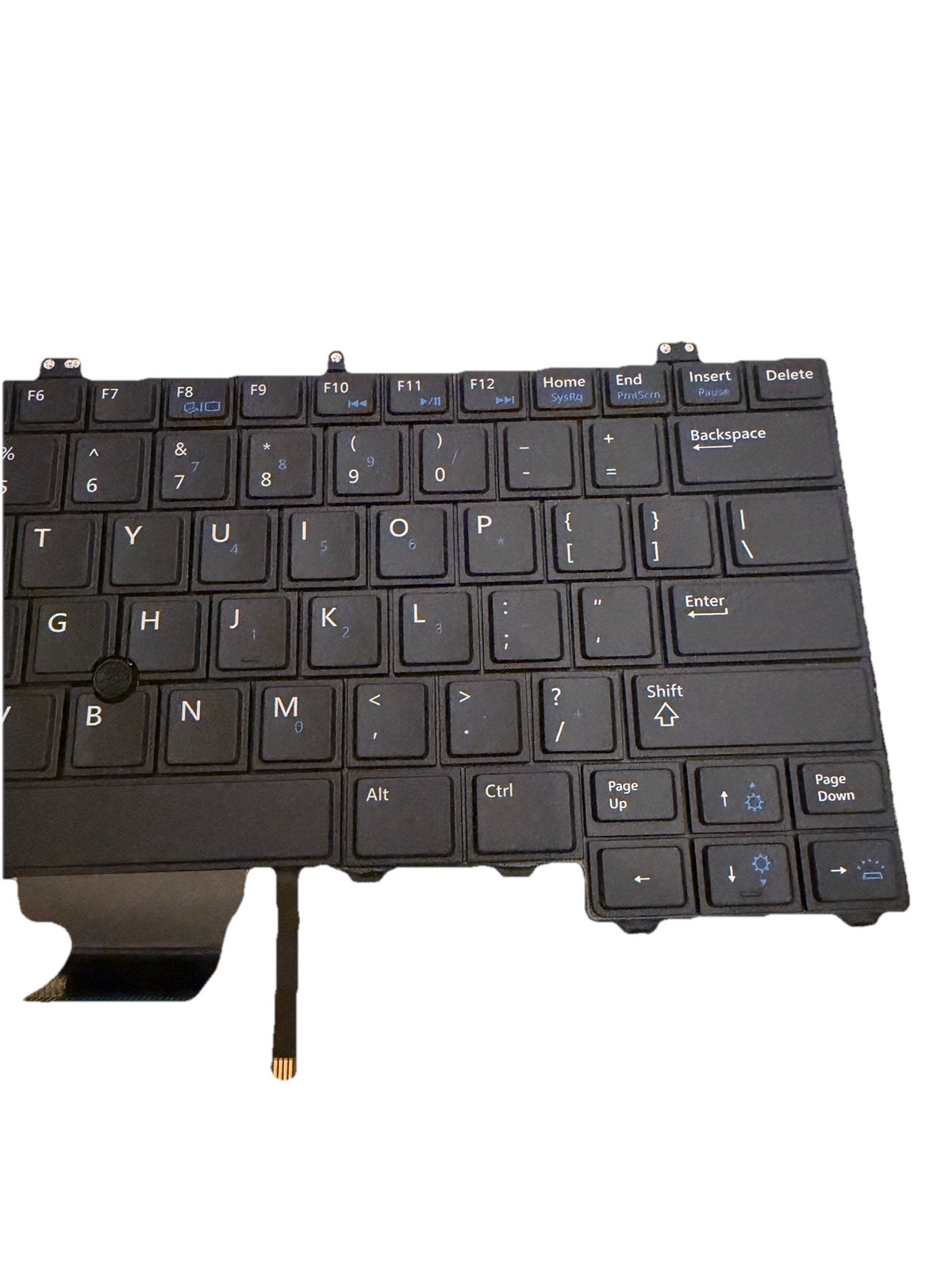 Backlit Keyboard w/ Pointer, US Layout for Dell Latitude E7440 E7240 E7420