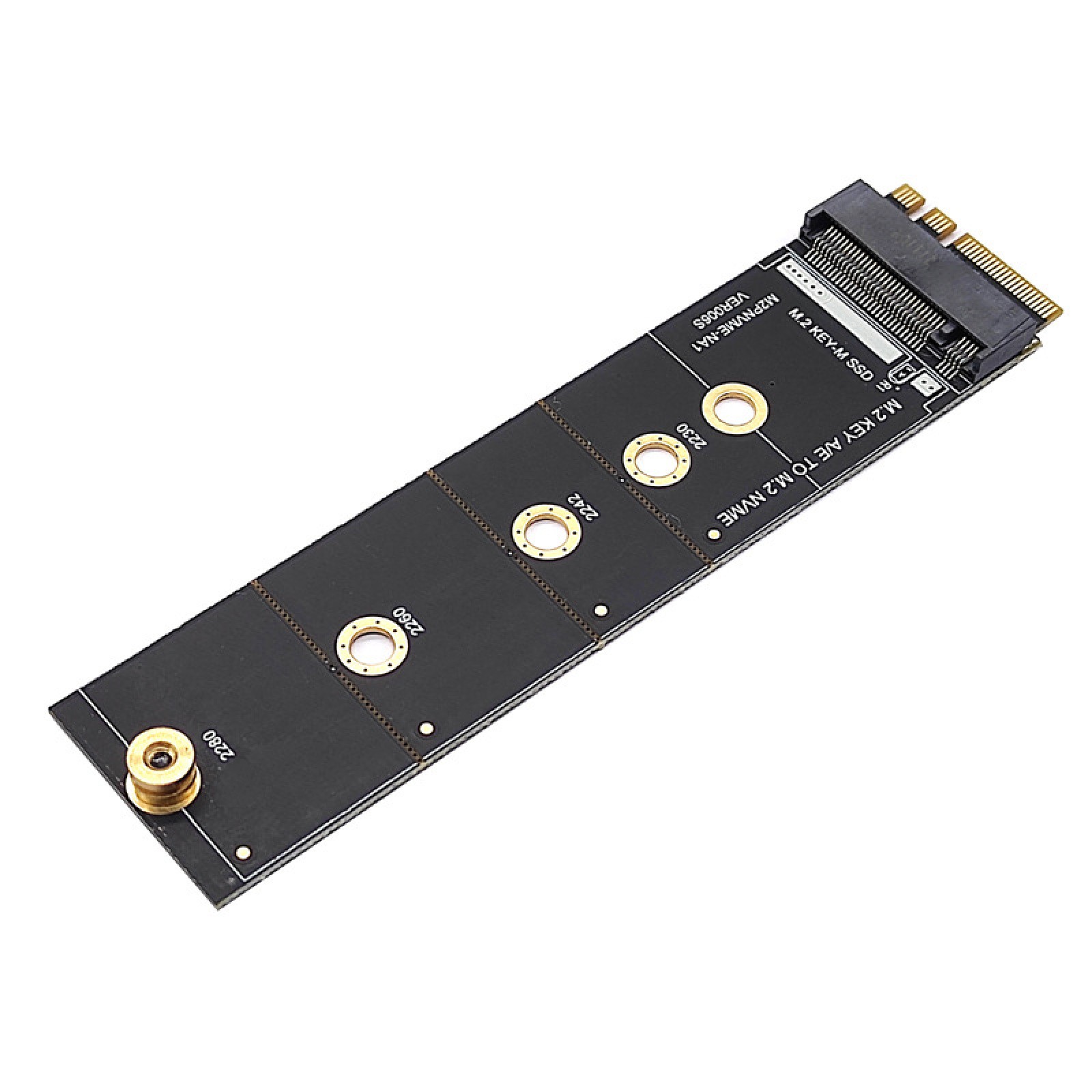 M.2 Key A E to M.2 NVME Adapter Card NGFF to Key M Expansion Card Solt Socket B