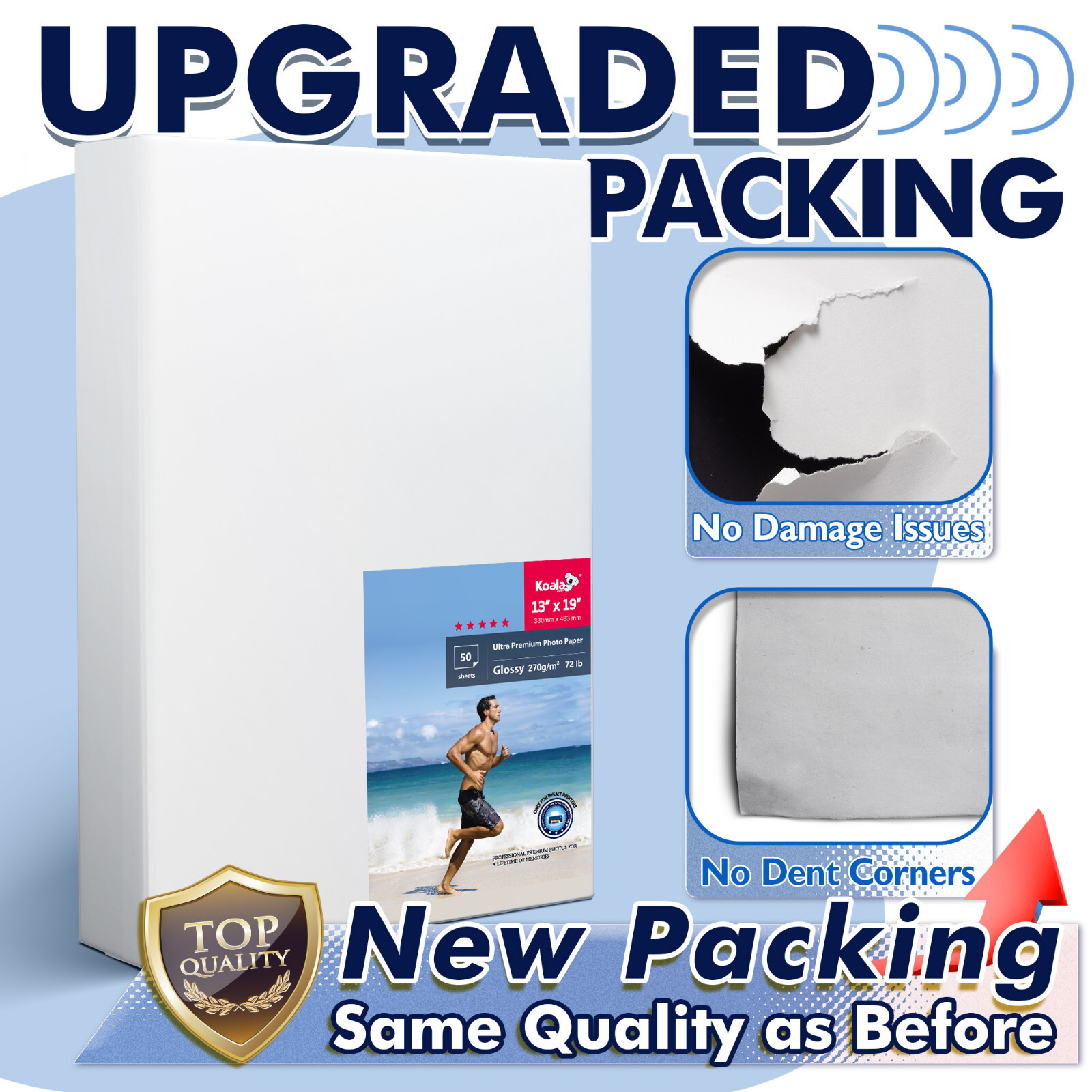 Koala Ultra Premium Satin Inkjet Printer Photo Paper 13×19 72lb for Epson Canon