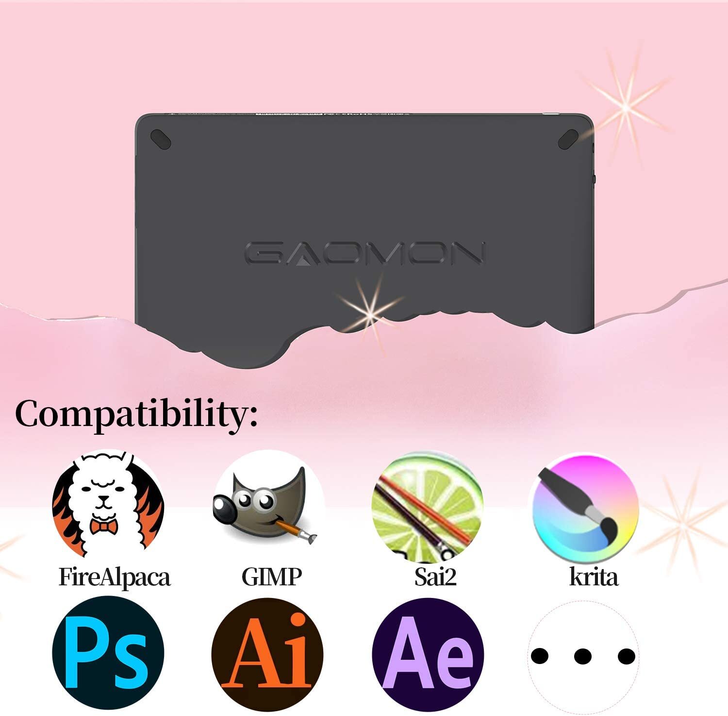 GAOMON PD1220 Drawing Tablet With Screen Full-laminated Battery-free Pen Display