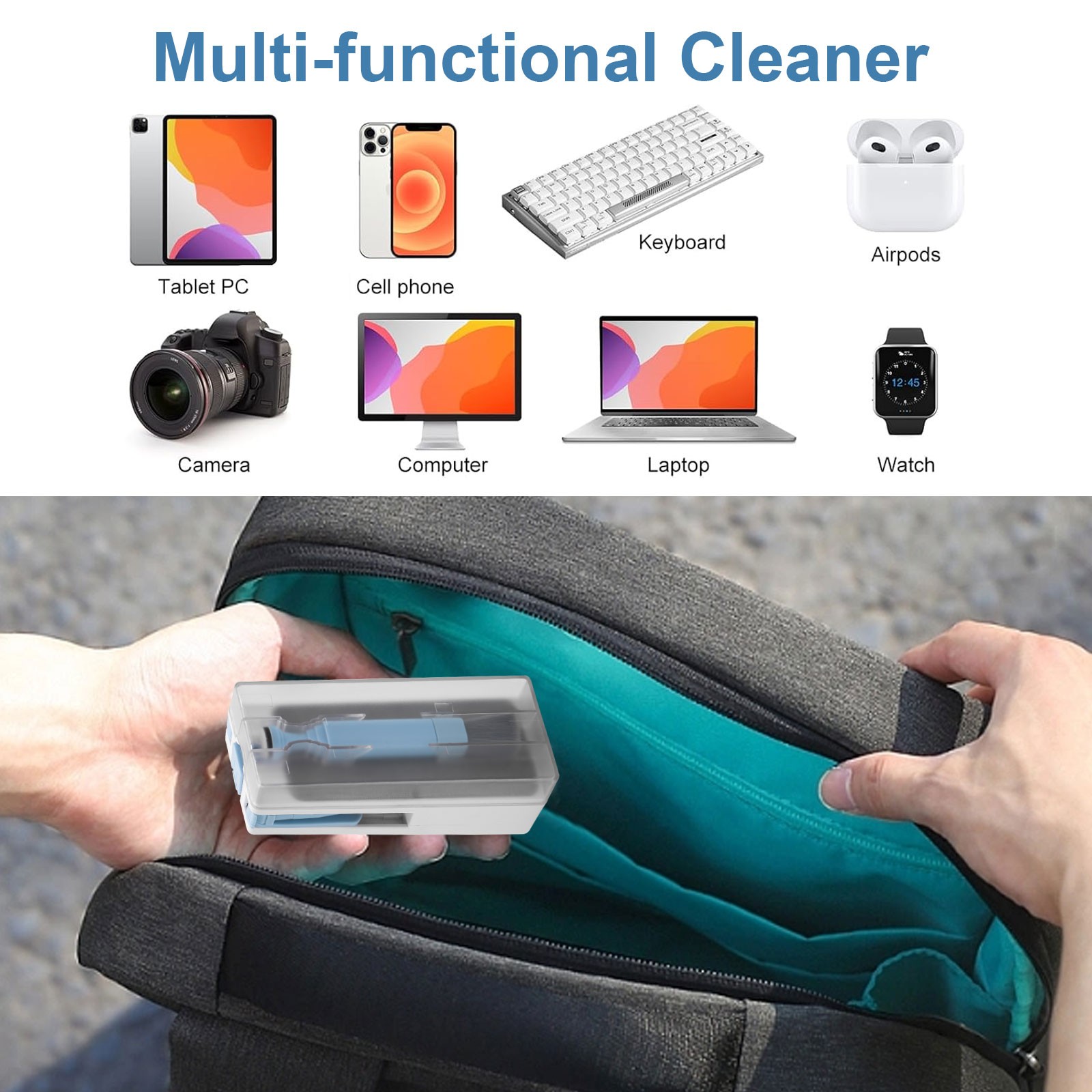 20-in-1 Laptop Keyboard Cleaner Kit Electronic Device Clean Tool Set for Camera