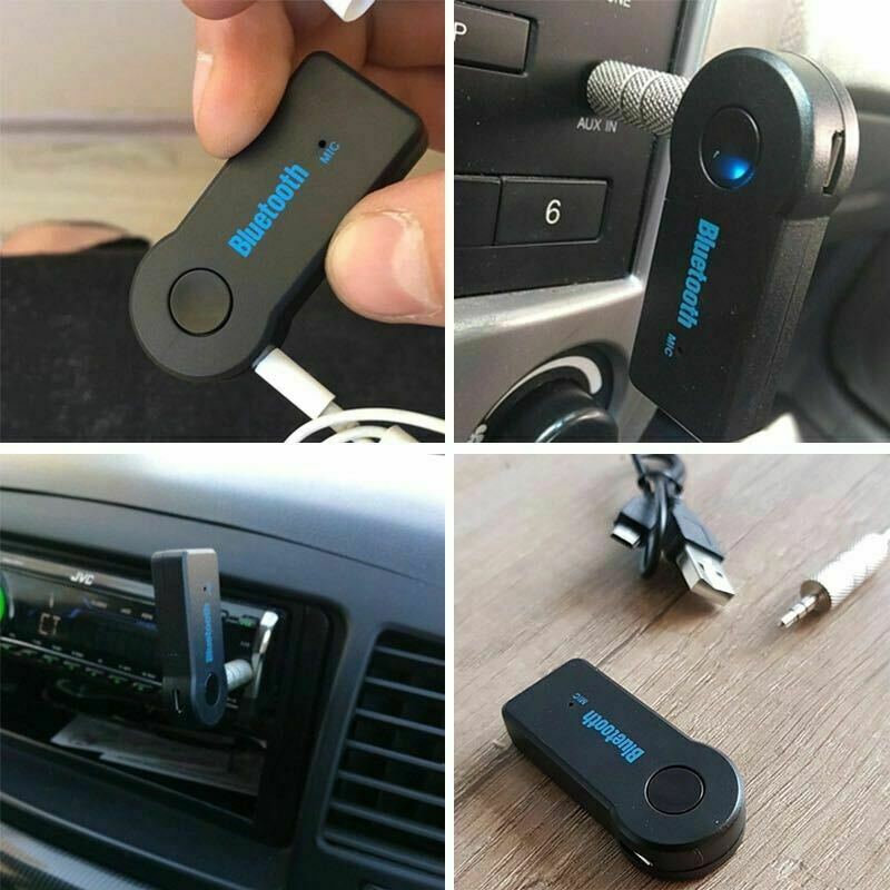Wireless Bluetooth Receiver 3.5mm AUX Audio Stereo Music Home Car Adapter TO