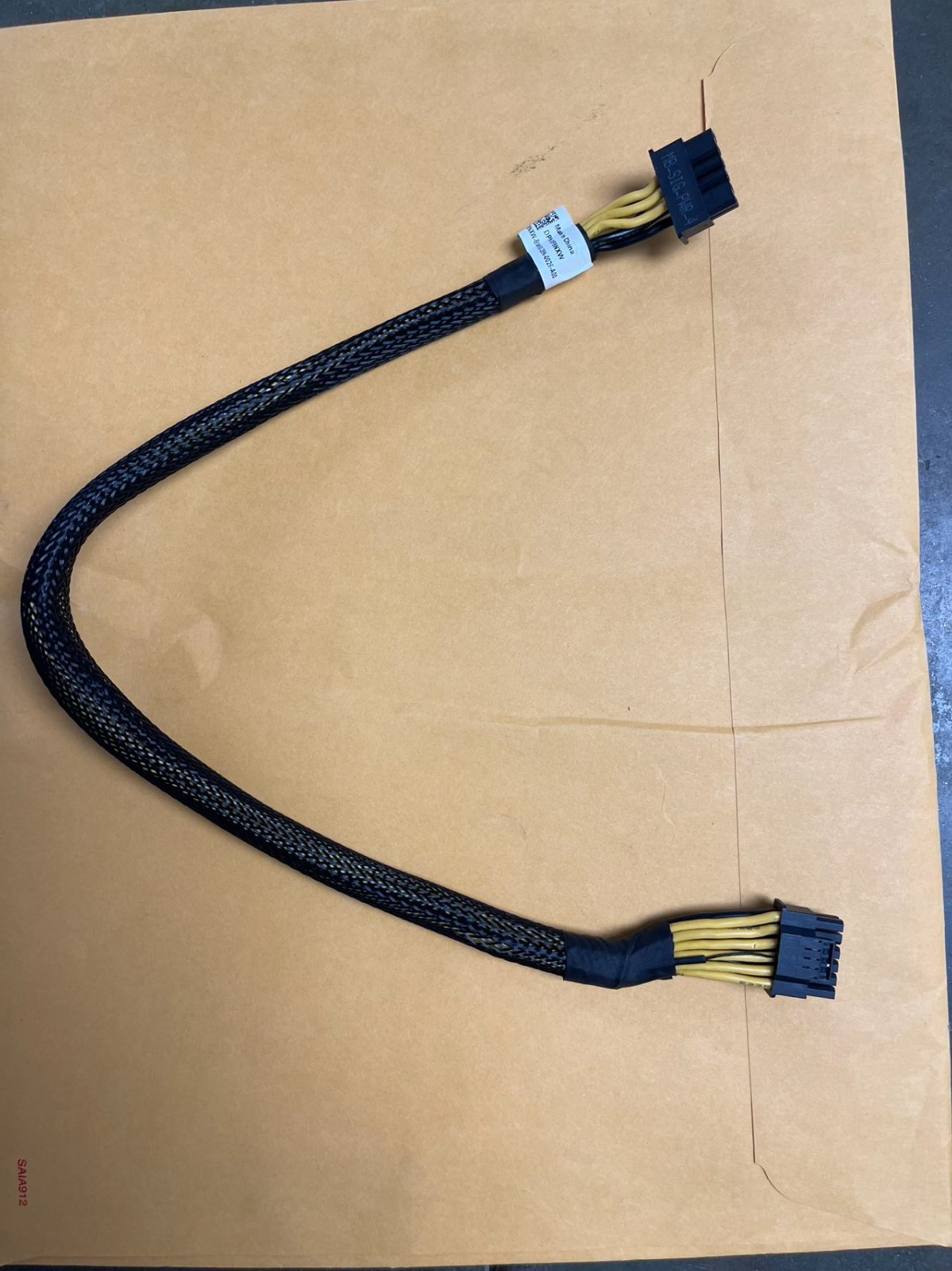 NEW 12 Pin 19″ GPU Power Cable For Dell PowerEdge R750 R750XS R7525 F8NXW
