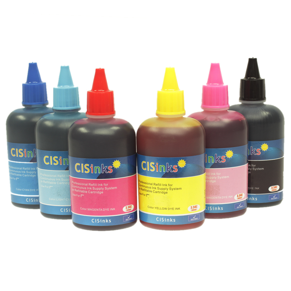 CISinks T079 Bulk Refill Ink Bottle Set alternative for Artisan 1430 1400