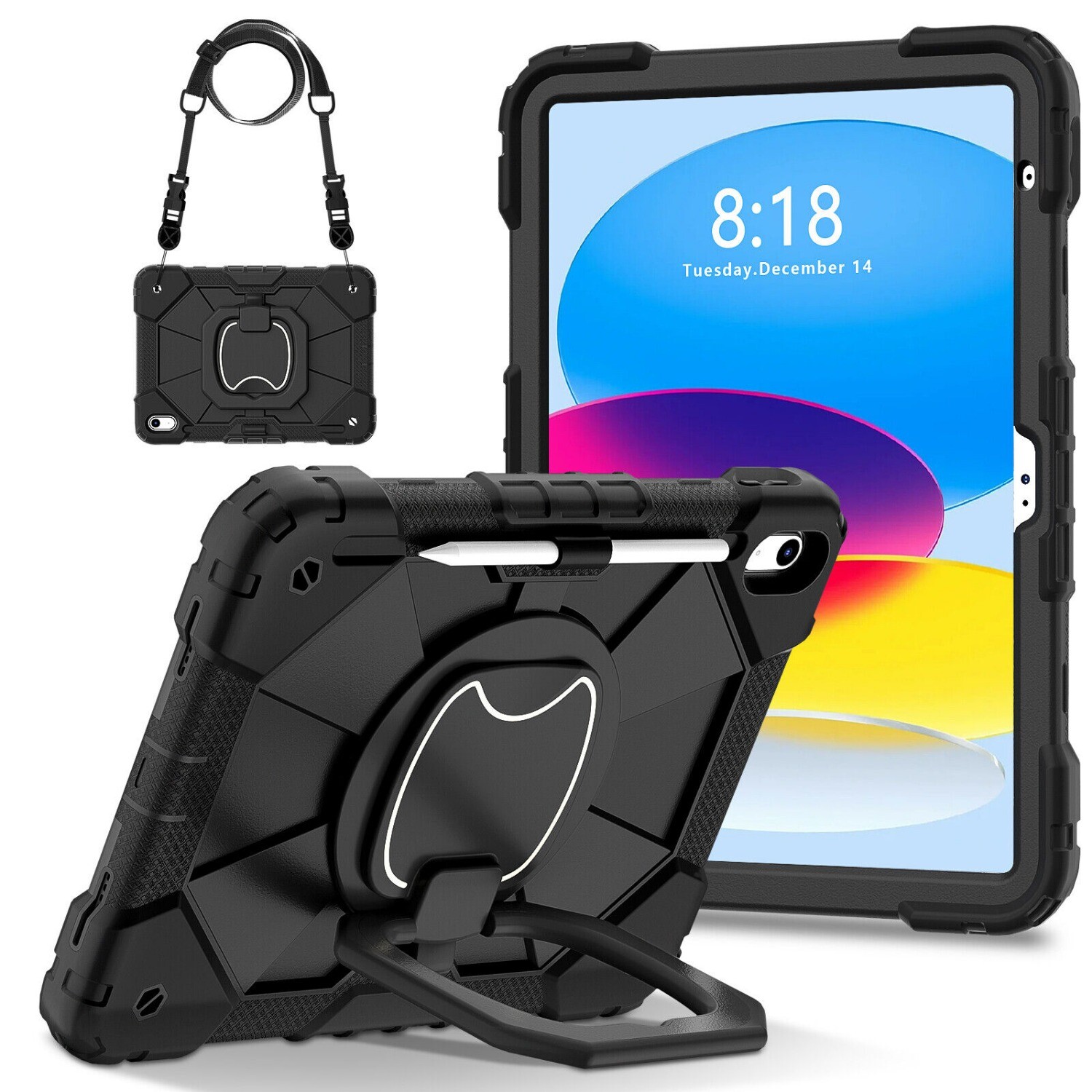 Cover For iPad 10.2″ 7 8 9th / 10.9″ Air 4 5 10th / Pro 11/ Mini Shockproof Case