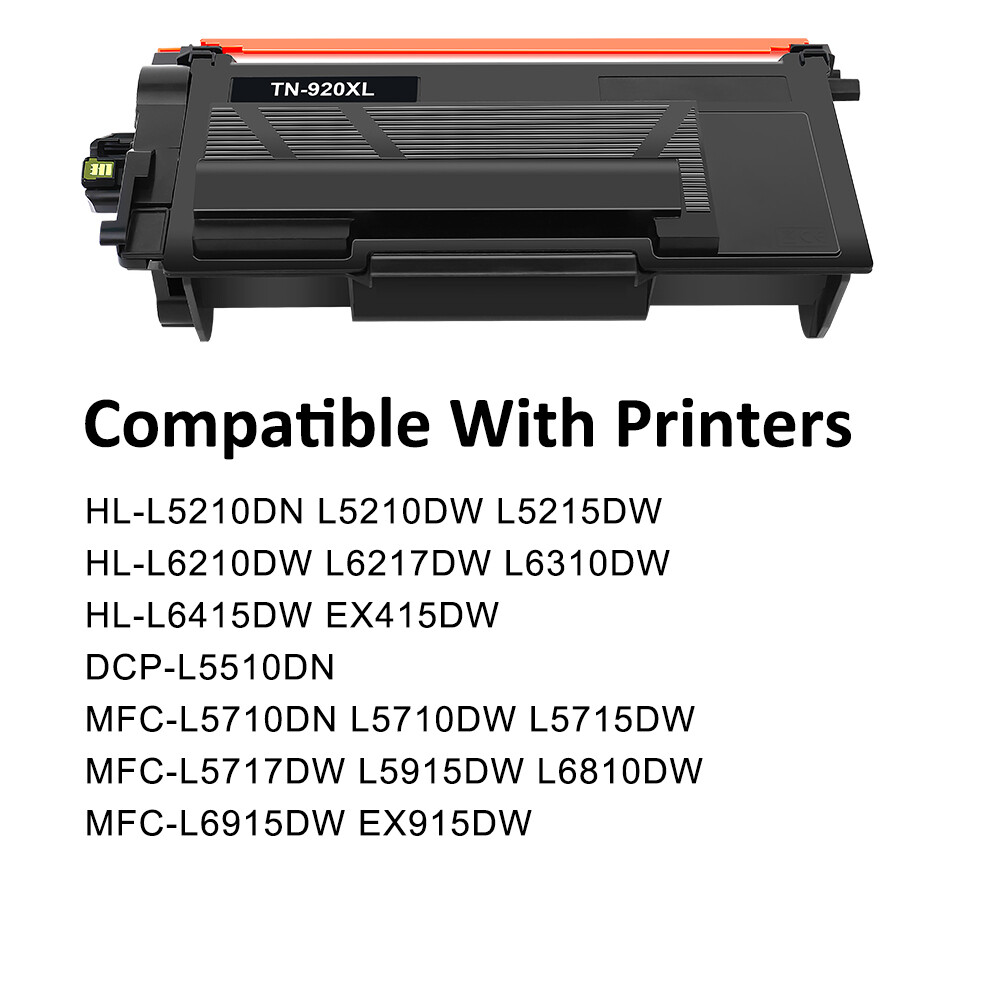 TN920XL XXL XXXL Fits for Brother TN920 Toner HL-L5210DW L6210DW MFC-L5715DW lot