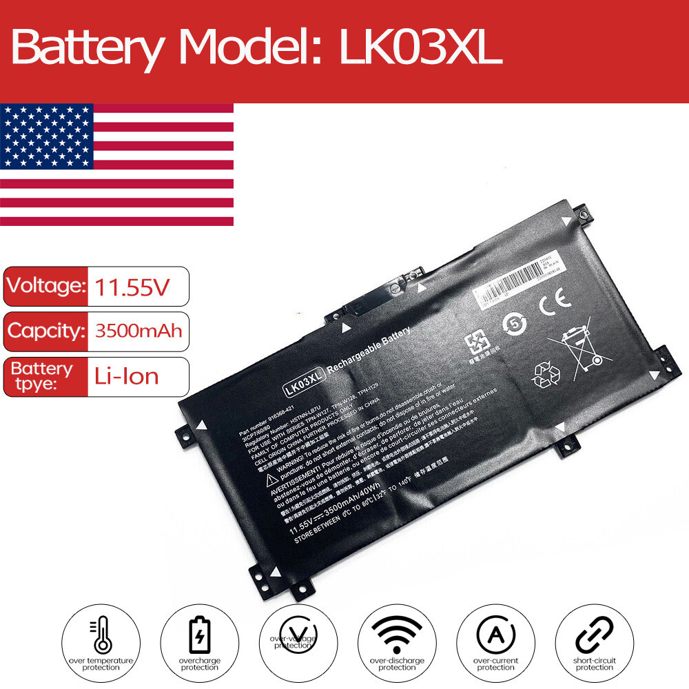 LK03XL Battery for HP ENVY X360 15-BP145NZ 15-BP015TX 15-BP017TX 15-BP054NZ