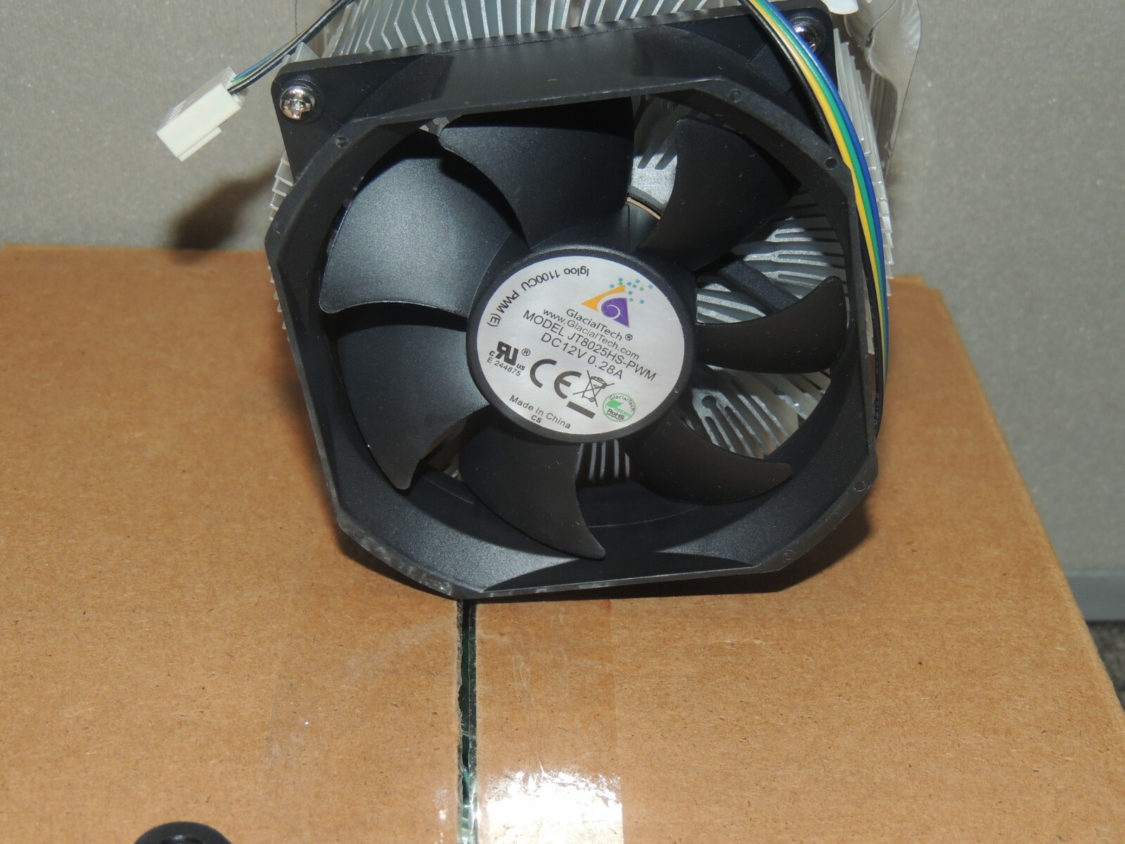 GlacialTech Model JT8025HS-PWM DC12V 0.28A