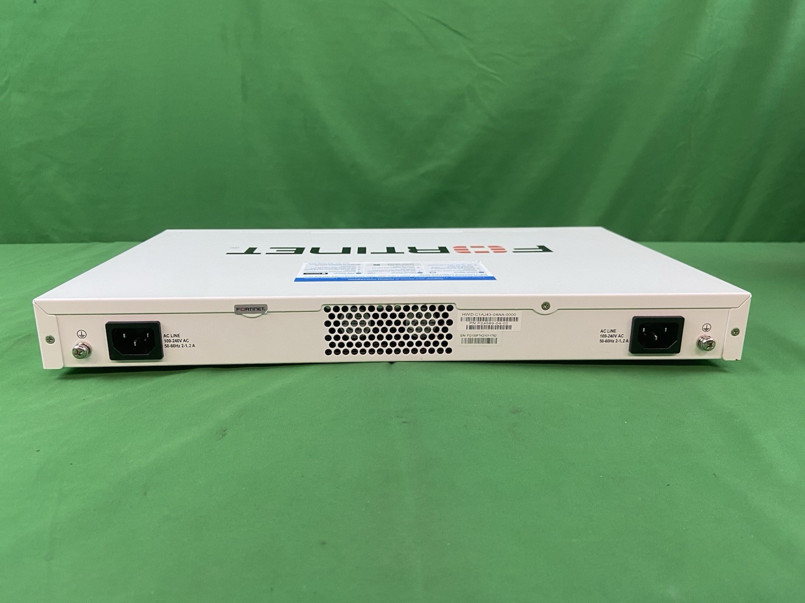 Fortinet FortiGate 100F Network Security Firewall – FG-100F W’Power Cord