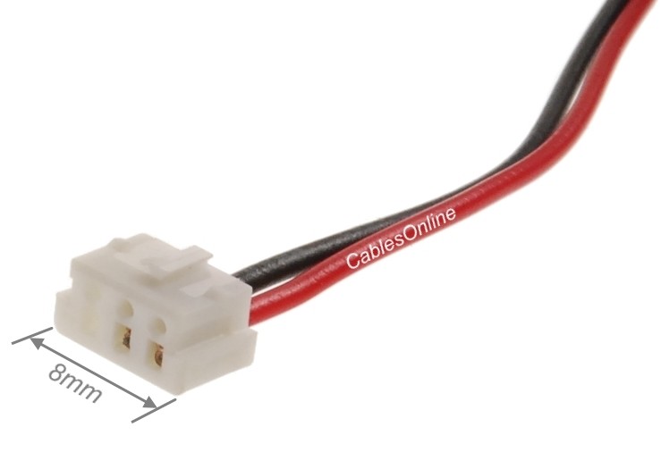 Micro 3-Pin Fan Connector to 4-Pin Molex Internal 5V Power Adapter Cable, PC-010