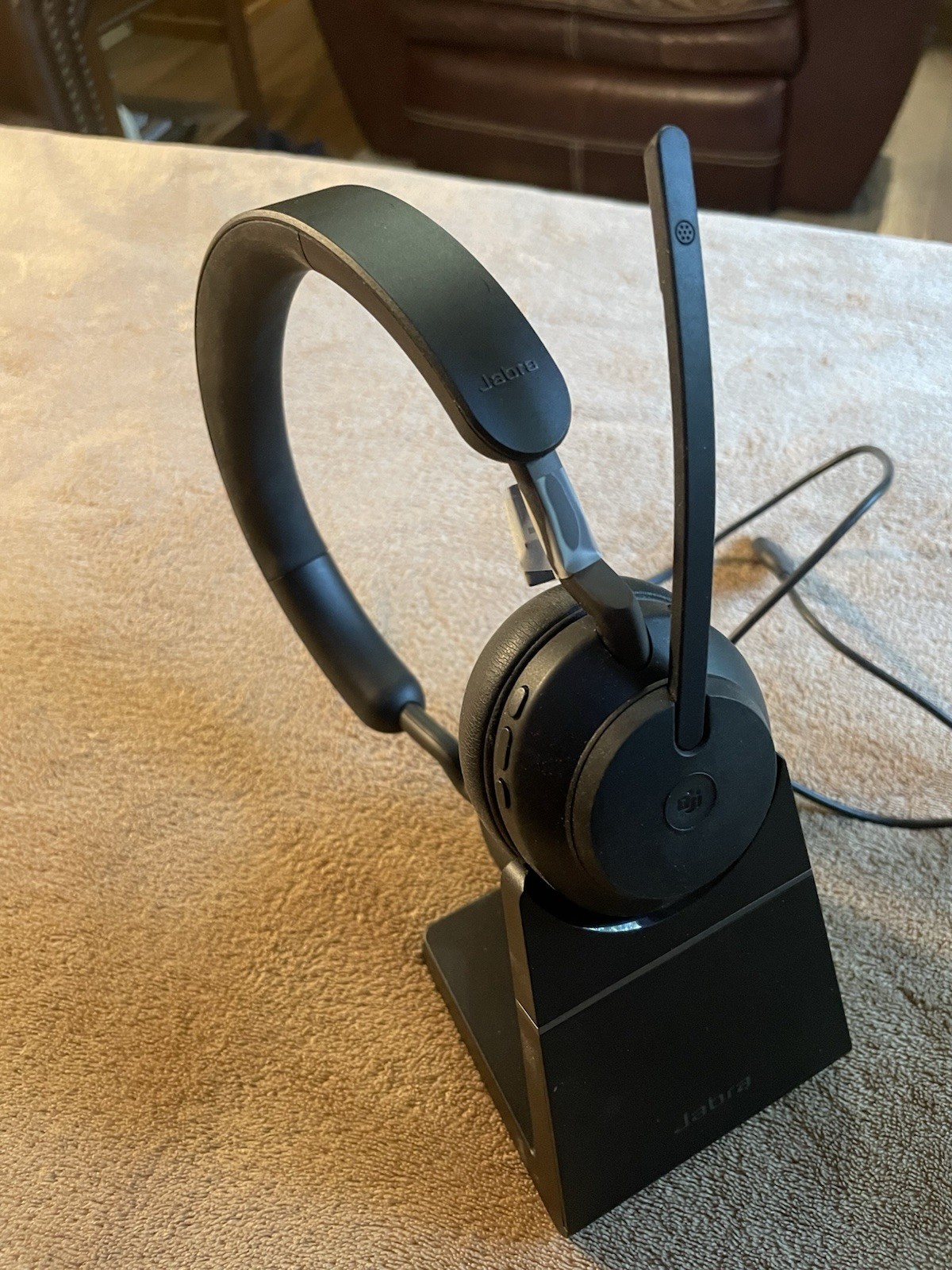 Jabra Evolve2 65 Bluetooth Wireless Headset USB Dongle Charging Stand Black