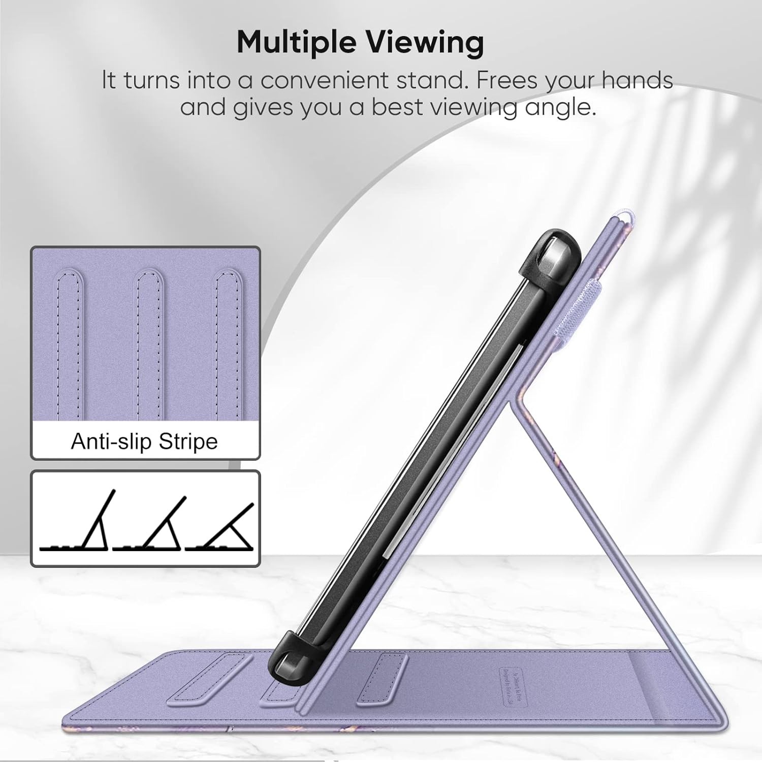 Universal Case For 9.7 10.1 Inch Tablet Multiple Angle Folio Protective Cover