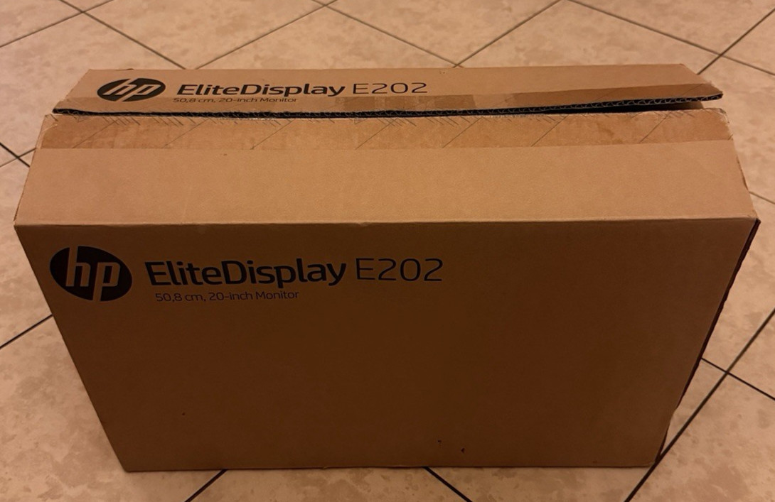 Brand New HP EliteDisplay E202 20 inch IPS LCD monitor 1600X900 20″ M1F41AA