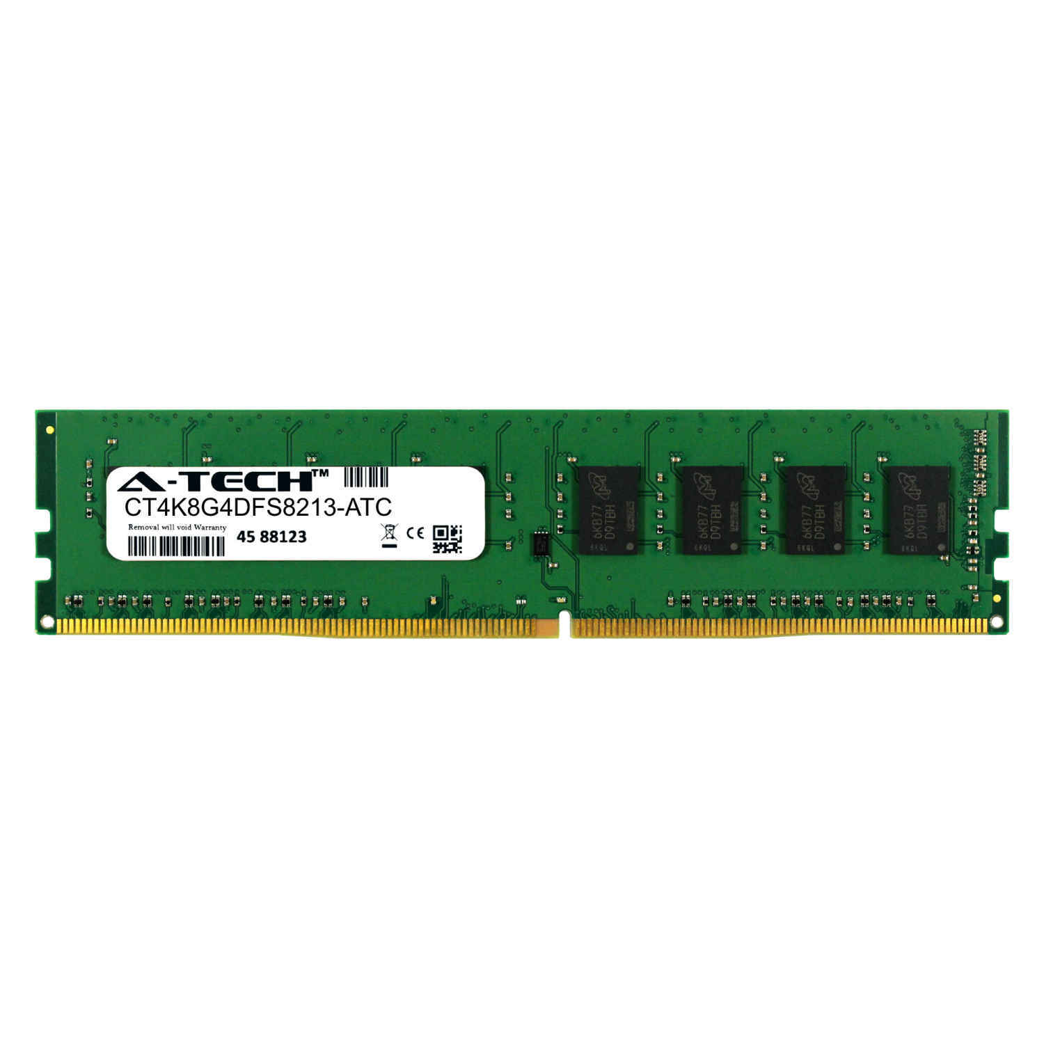 8GB DDR4 2133MHz PC4-17000 DIMM (Crucial CT4K8G4DFS8213 Equivalent) Memory RAM