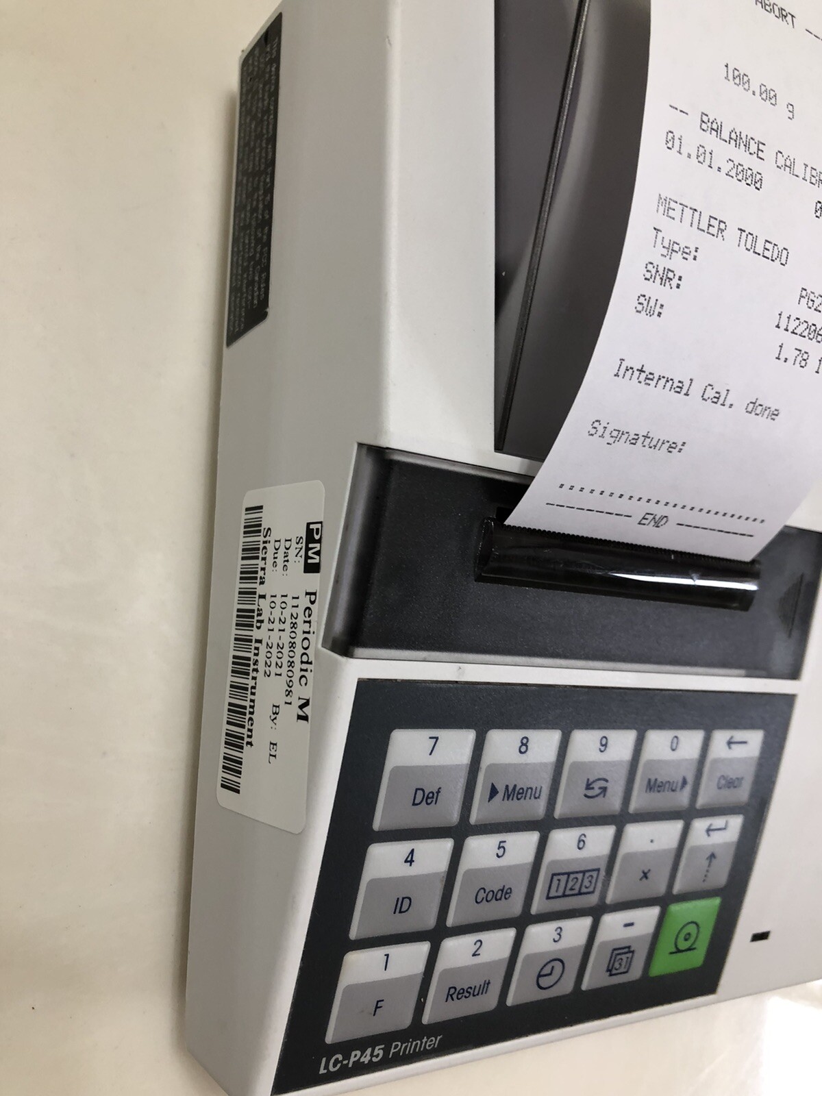 Mettler Toledo RS-P42 Balance Printer RS232 New Cosmetic Easy Connection