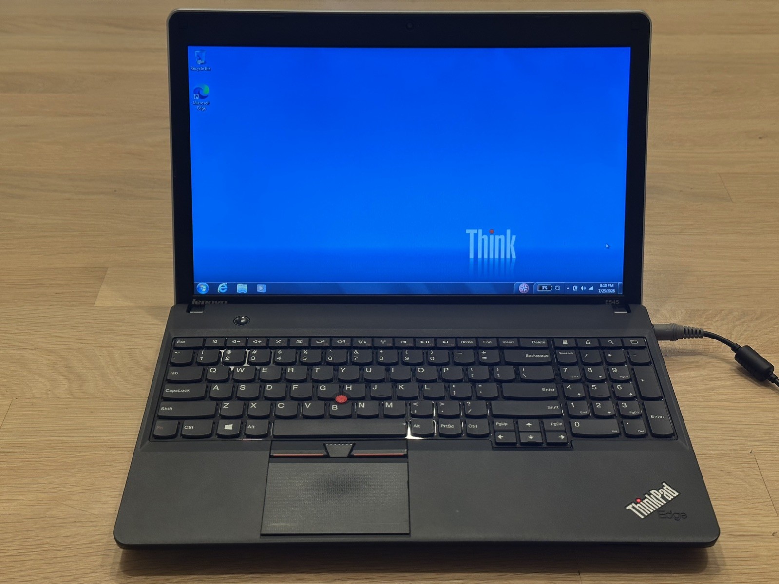 Lenovo ThinkPad E545 Laptop – MINT! – Windows 7, AMD A6, 8GB RAM, 320GB HDD