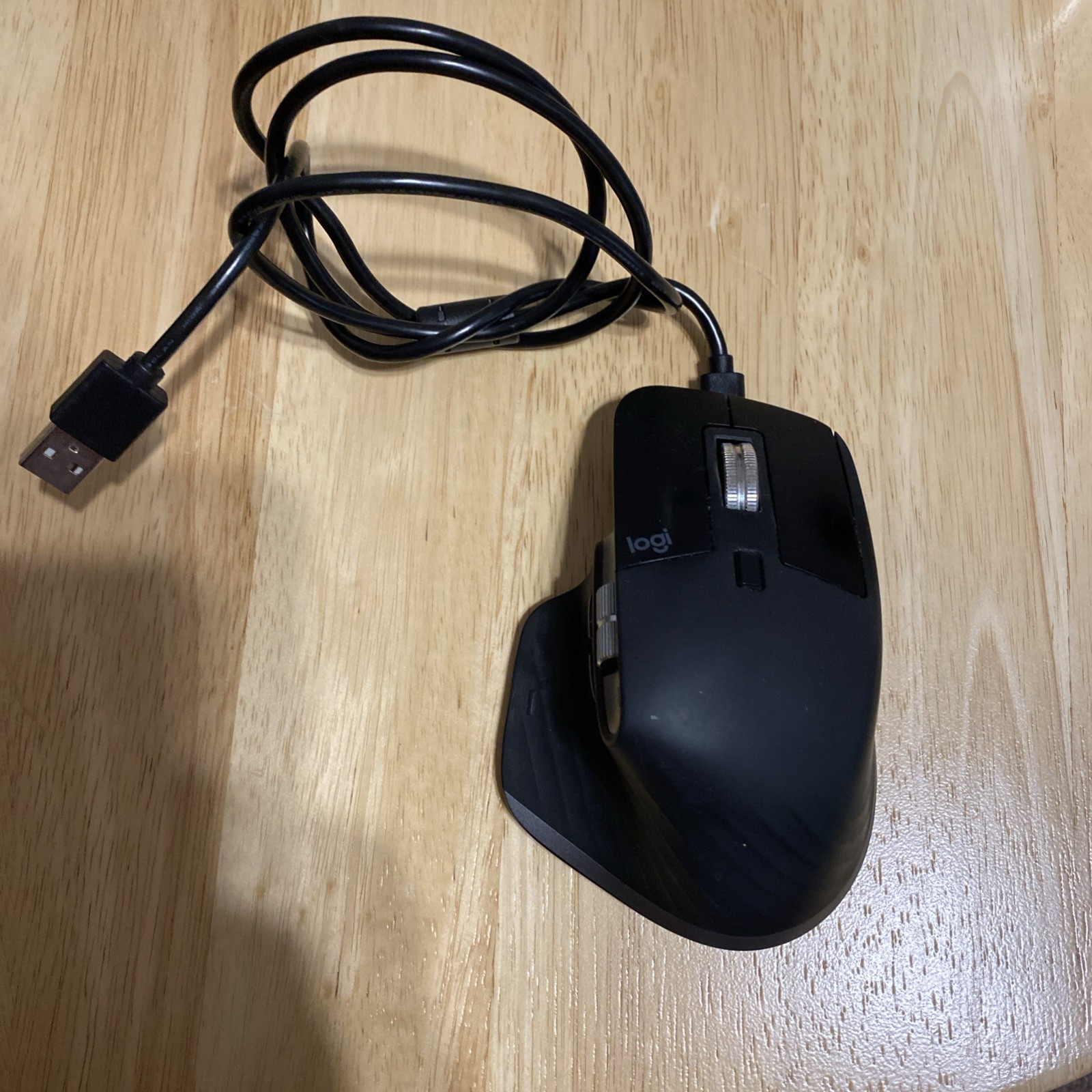 Logitech MX Master 3S Wireless Mouse – Graphite With Cable No Dongle