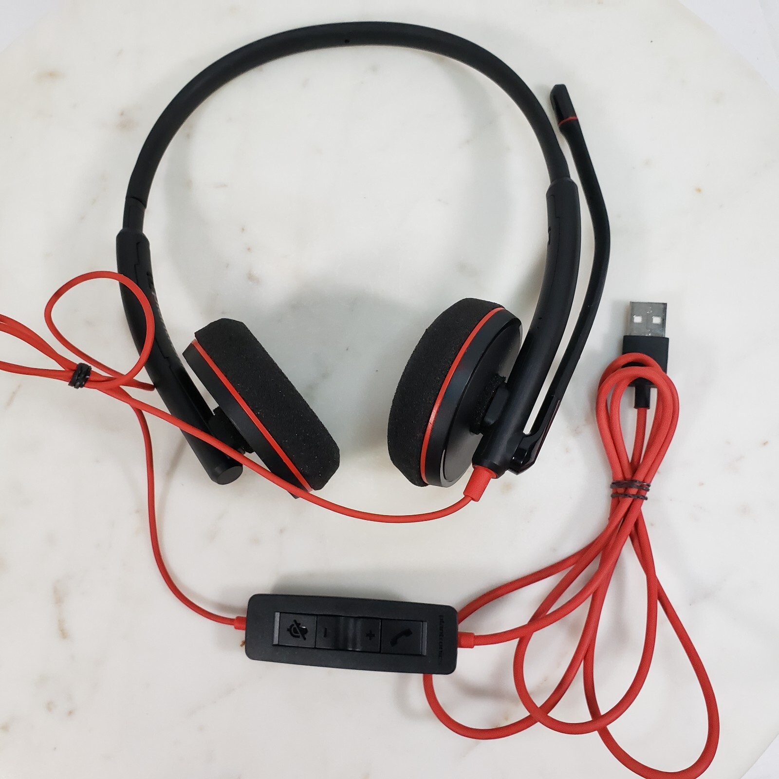Plantronics Blackwire C3220 Headset USB Wired Tested