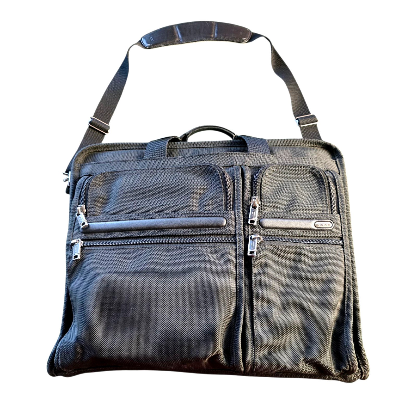 Tumi Laptop Organizer Briefcase 26150D4 FXT Ballistic Nylon Leather 16x14x8