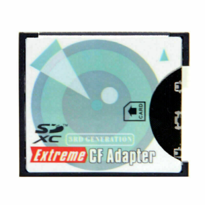 Single Slot Extreme For Micro SD/SDXC TF To Compact Flash CF Type I Memory Card