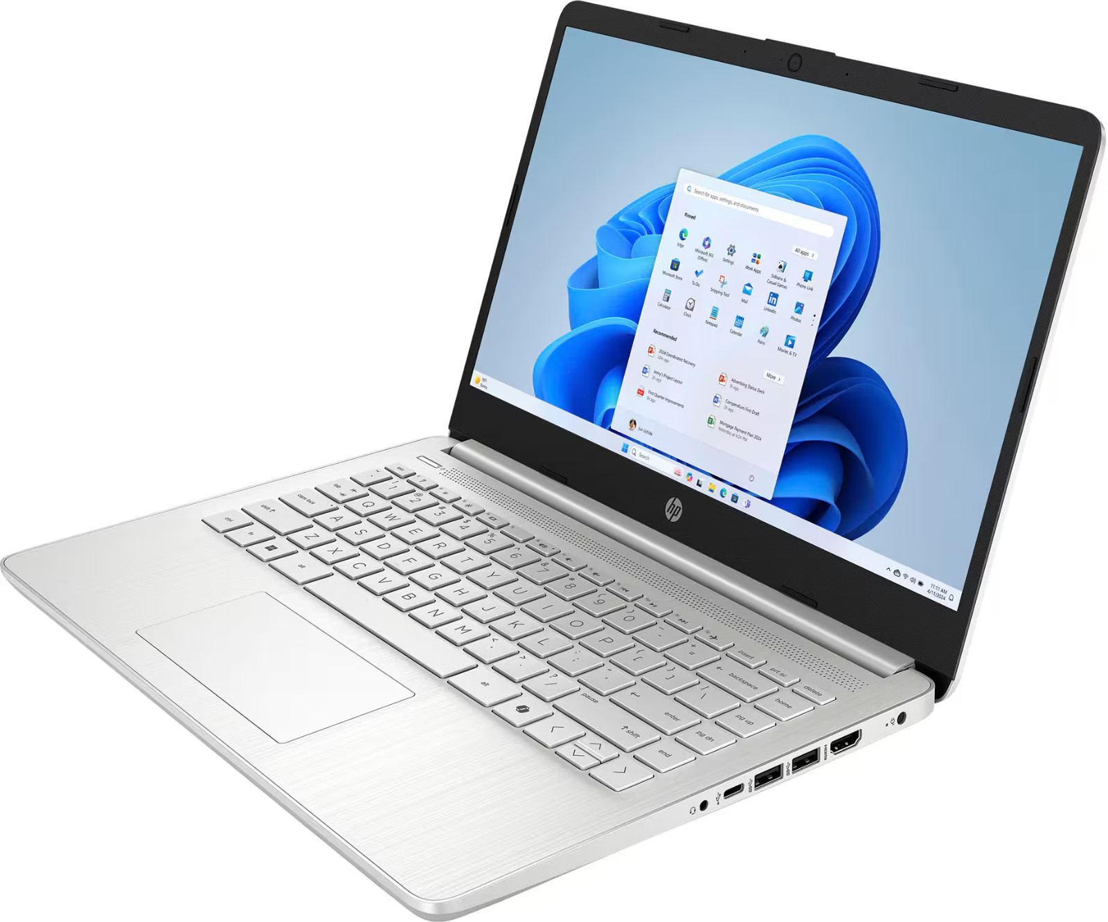 HP Laptop Computer 14″, Intel N150, 8GB RAM + 628GB Storage, Windows 11 Pro