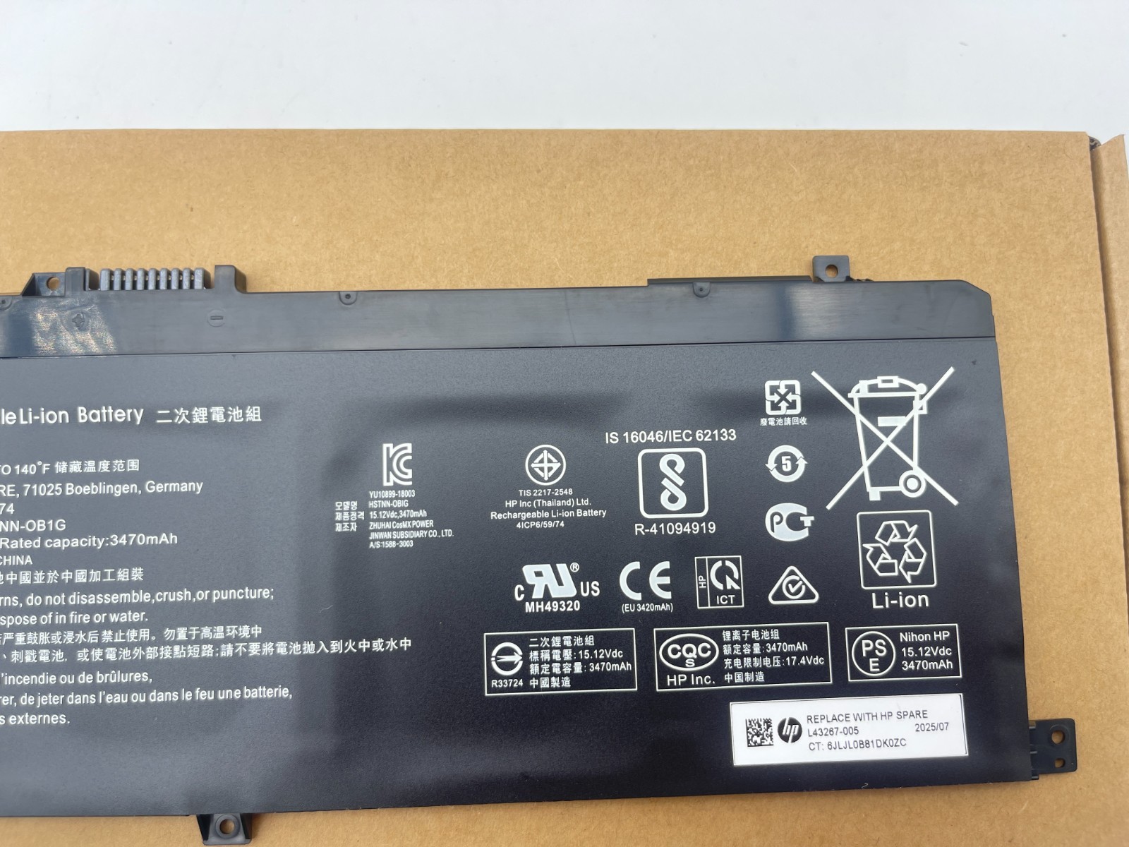 Genuine SA04XL Battery for HP Envy X360 15m-ds0011dx 17t-cg100 15M-DR L43267-005