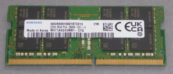 1x32GB SAMSUNG M471A4G43MB1-CTD 2Rx8 PC4-2666V DDR4 SODIMM Laptop Desktop memory