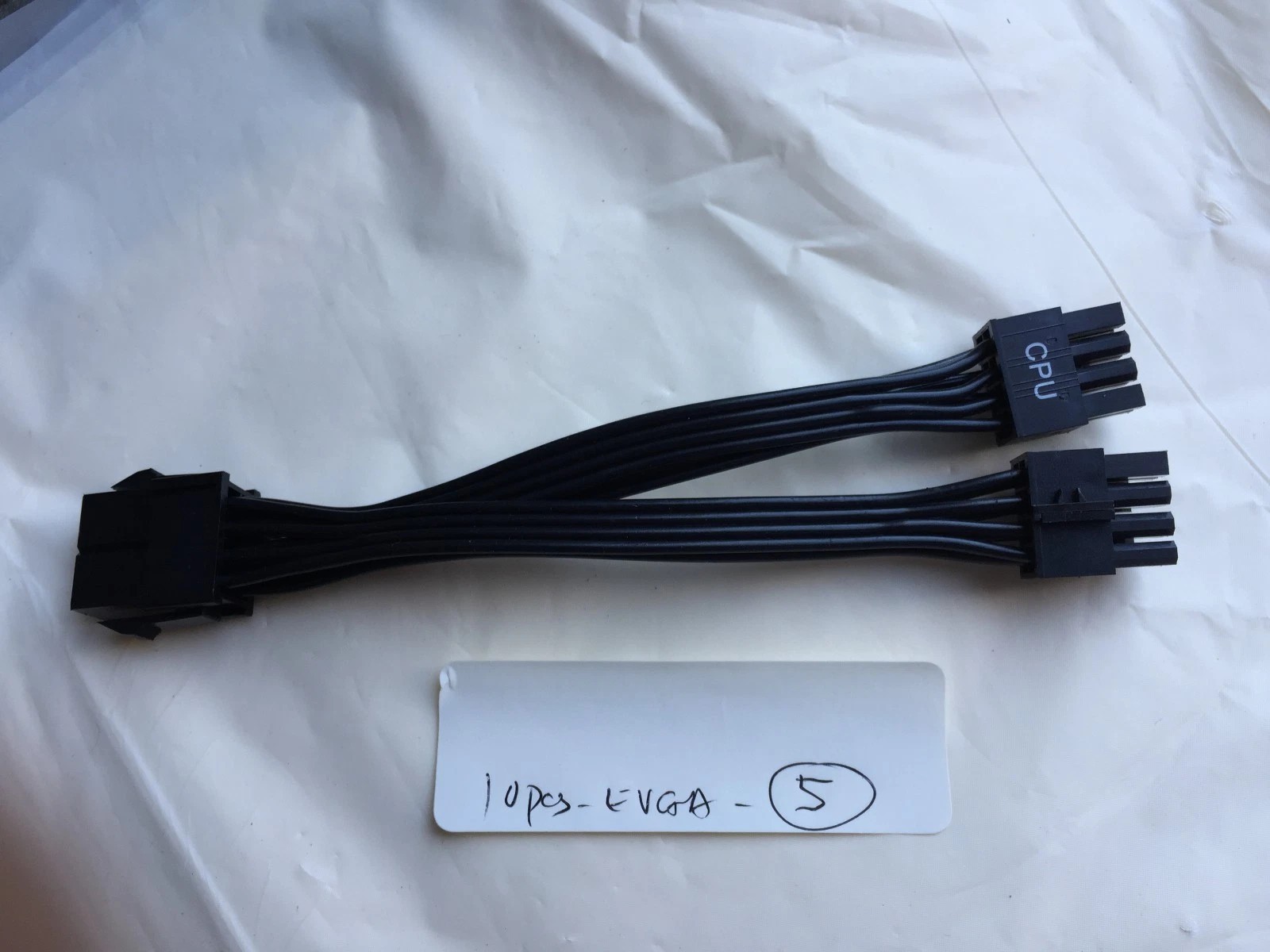 SEASONIC 8 PIN FEMALE TO dual 8 pin CPU Adapter Power Supply Cable ,ORIGINAL